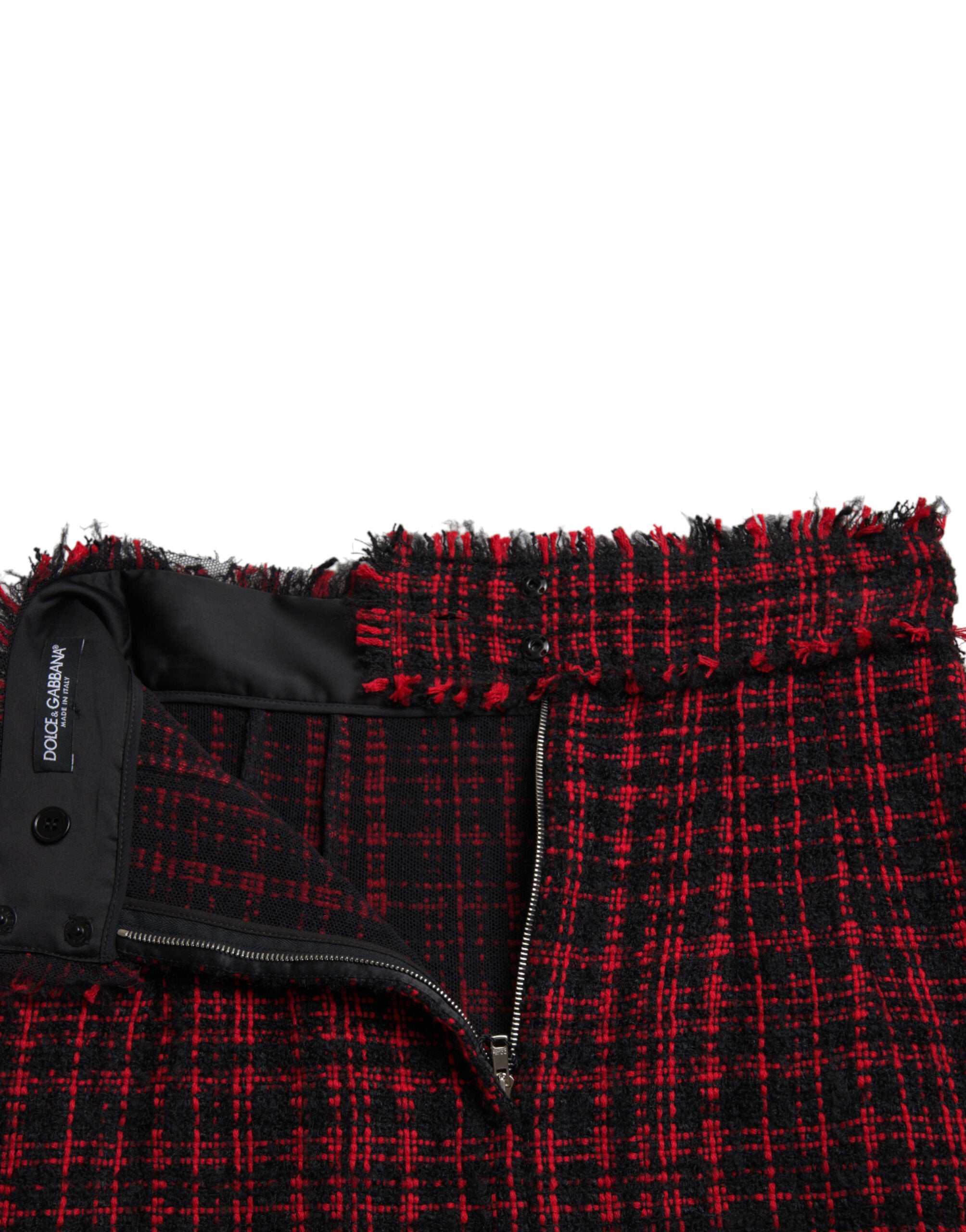Dolce & Gabbana – Verlockender Minirock mit hoher Taille und Schottenmuster