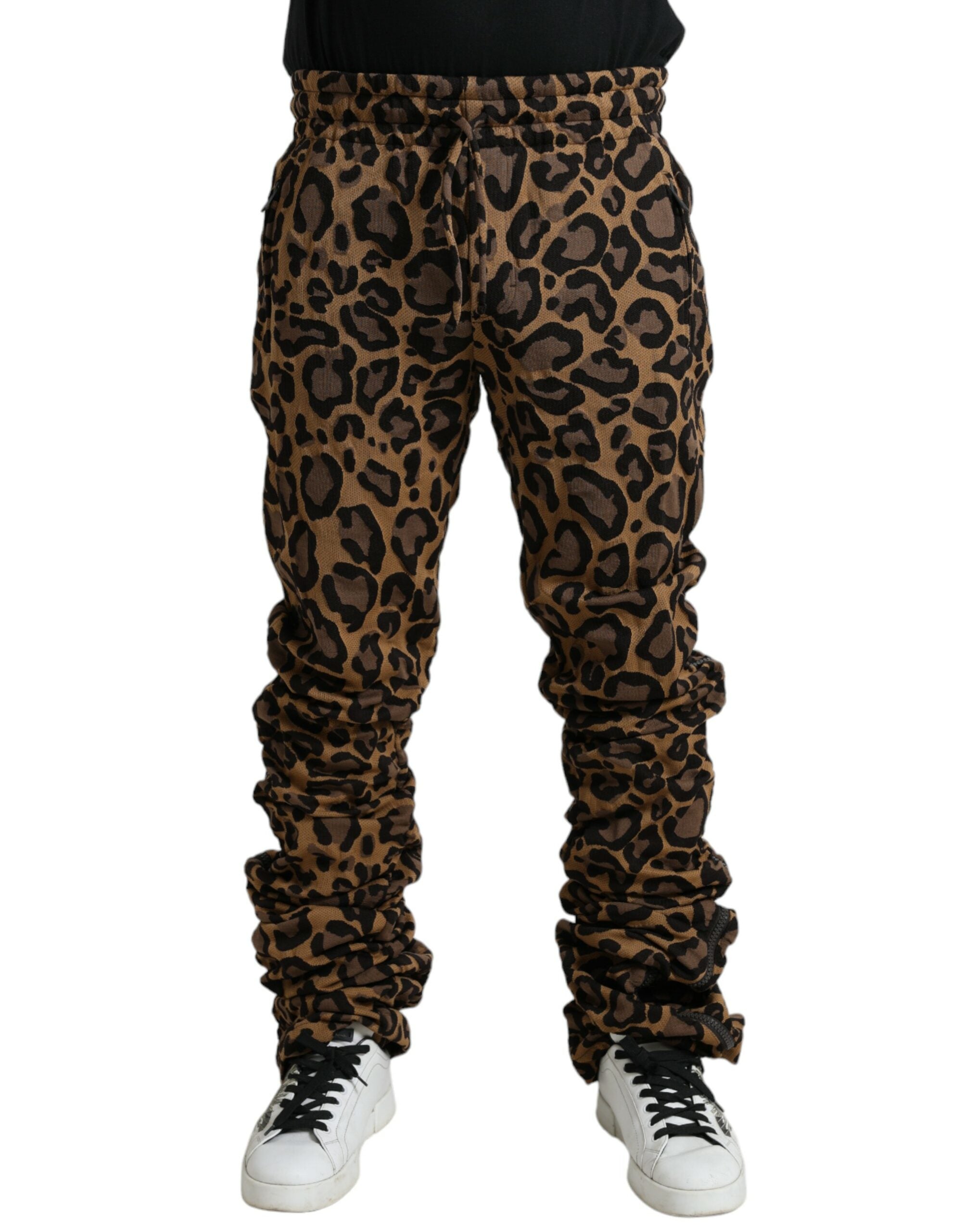 Dolce & Gabbana Schicke Jogginghose mit Leopardenmuster