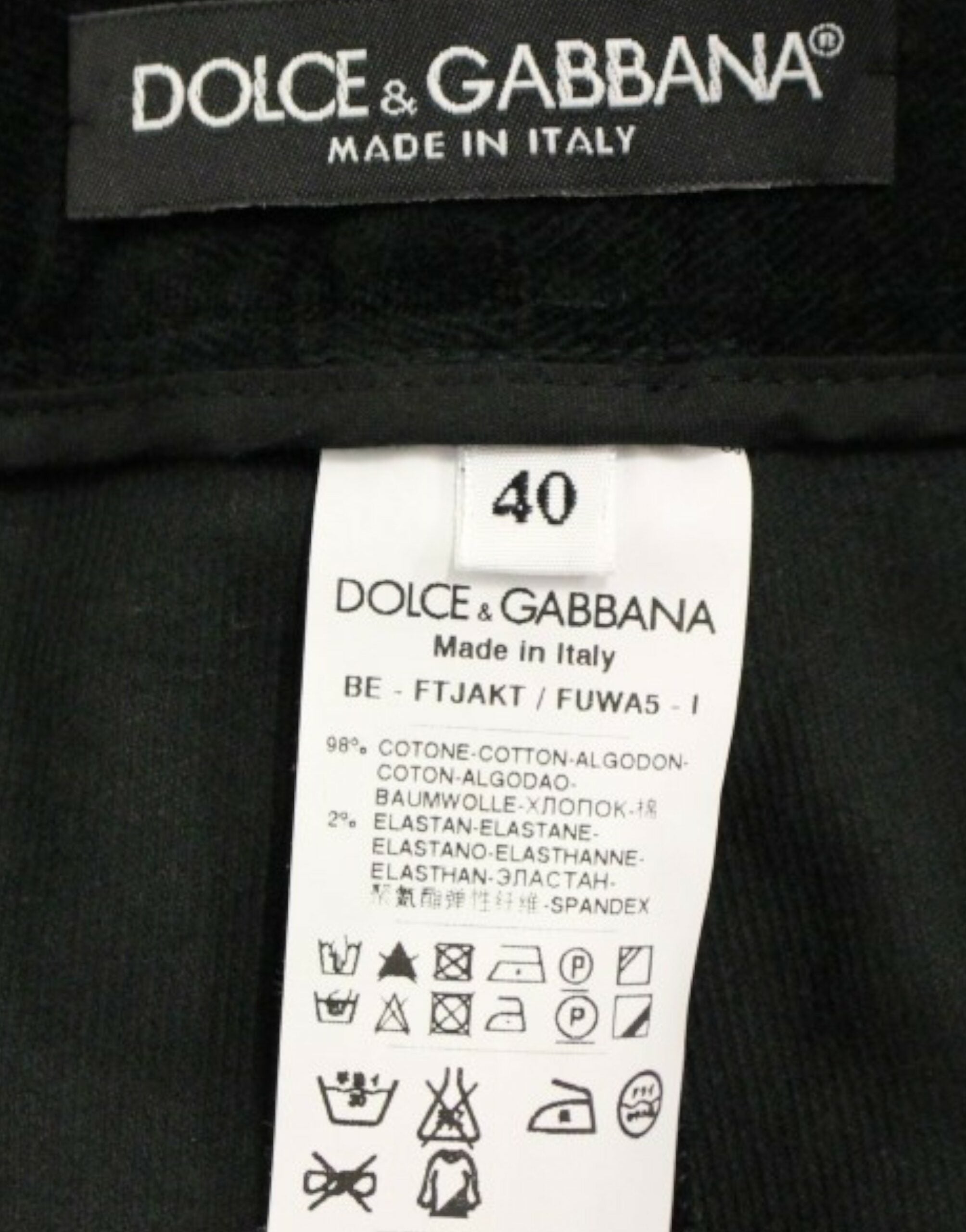 Dolce & Gabbana Elegante Designer-Shorts in Schwarz