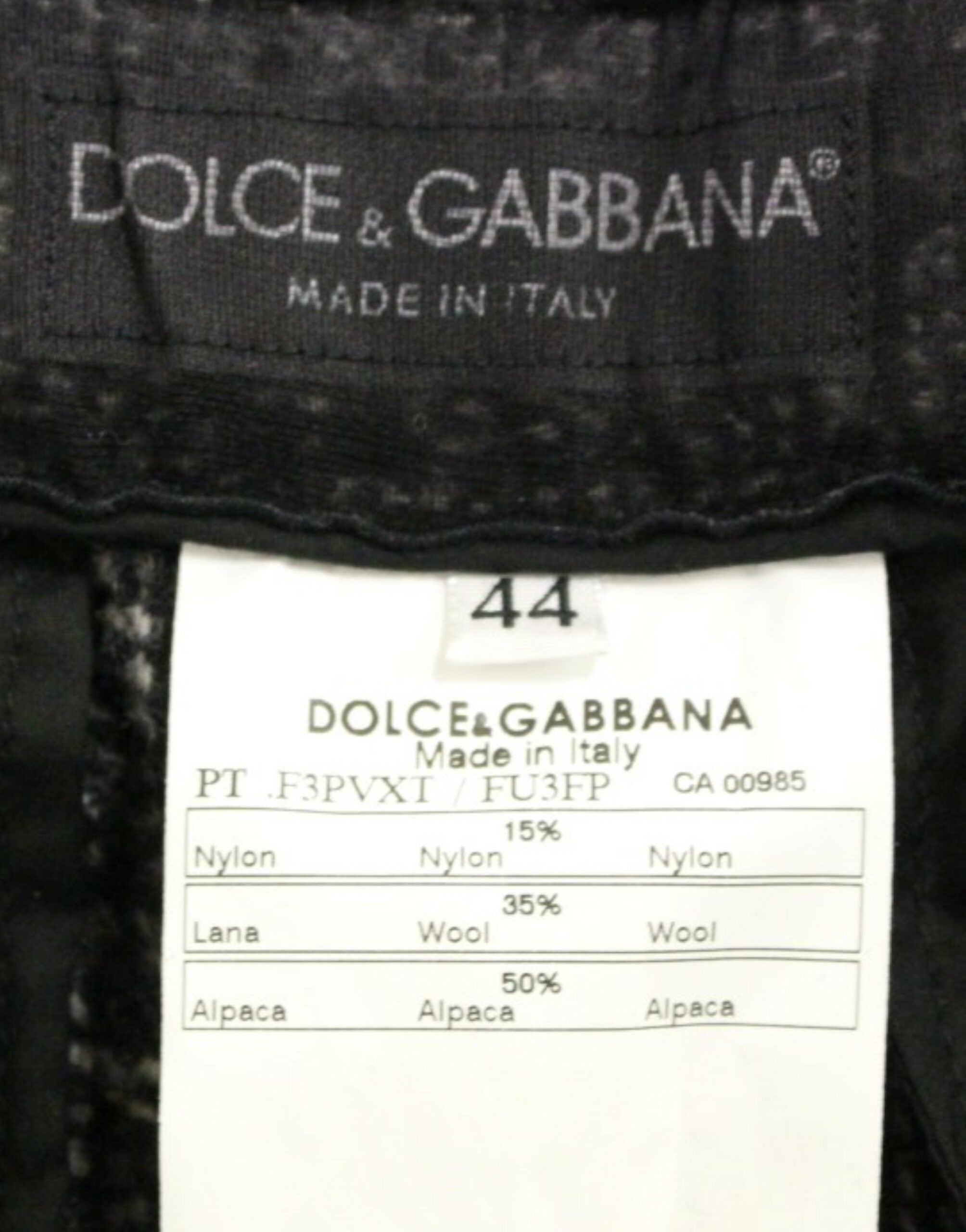 Dolce & Gabbana Elegante Shorts aus grauer Alpaka-Mischung