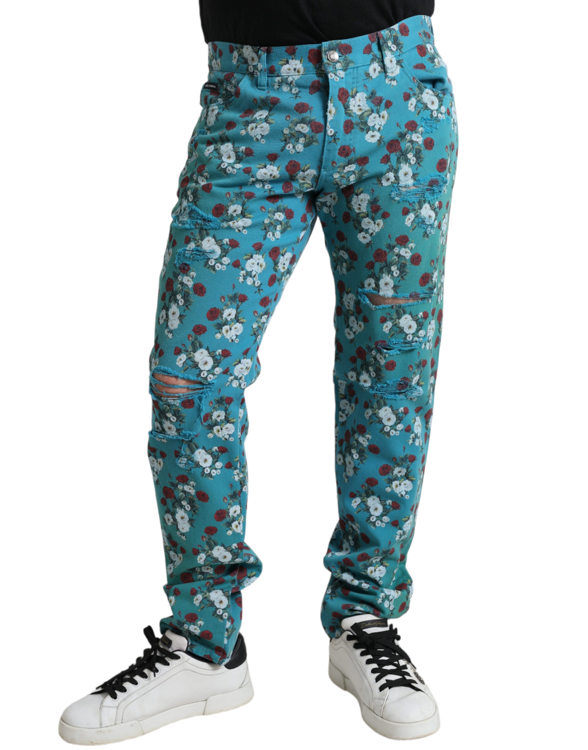 Blugi skinny Dolce & Gabbana Chic Floral