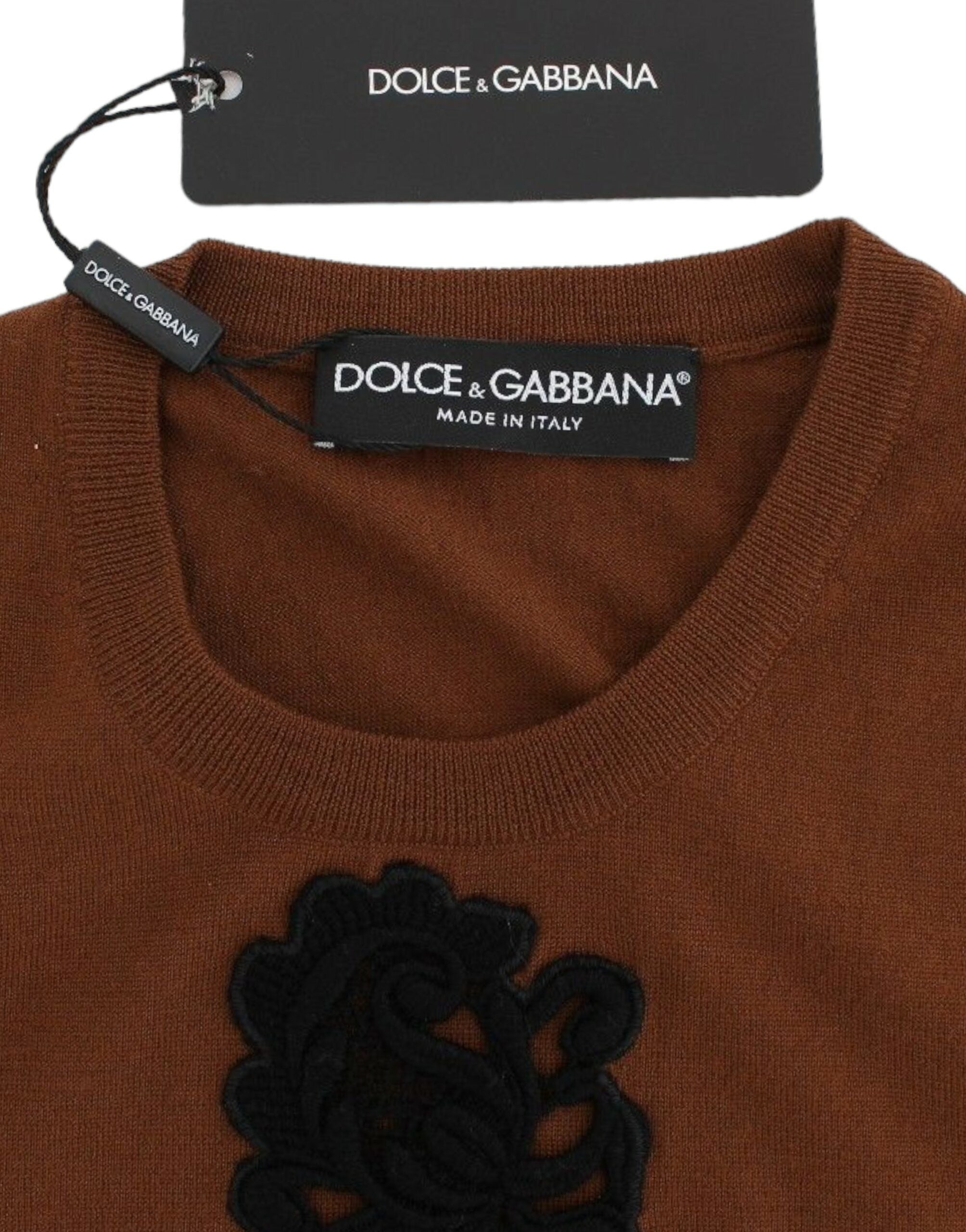 Dolce & Gabbana – Zeitlose ärmellose Weste aus Wolle und Spitze