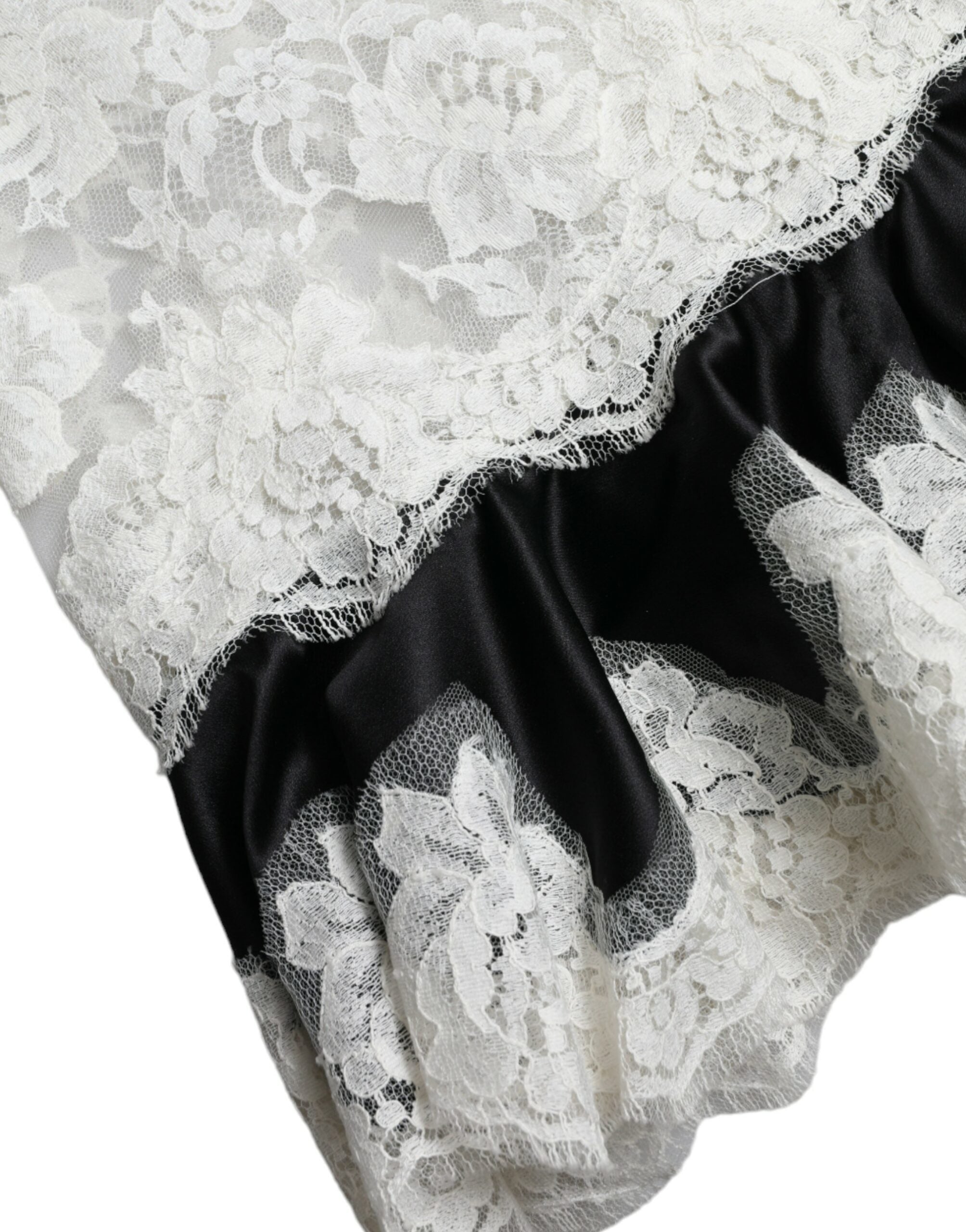Rochie elegantă Dolce & Gabbana din dantelă cu amestec de mătase