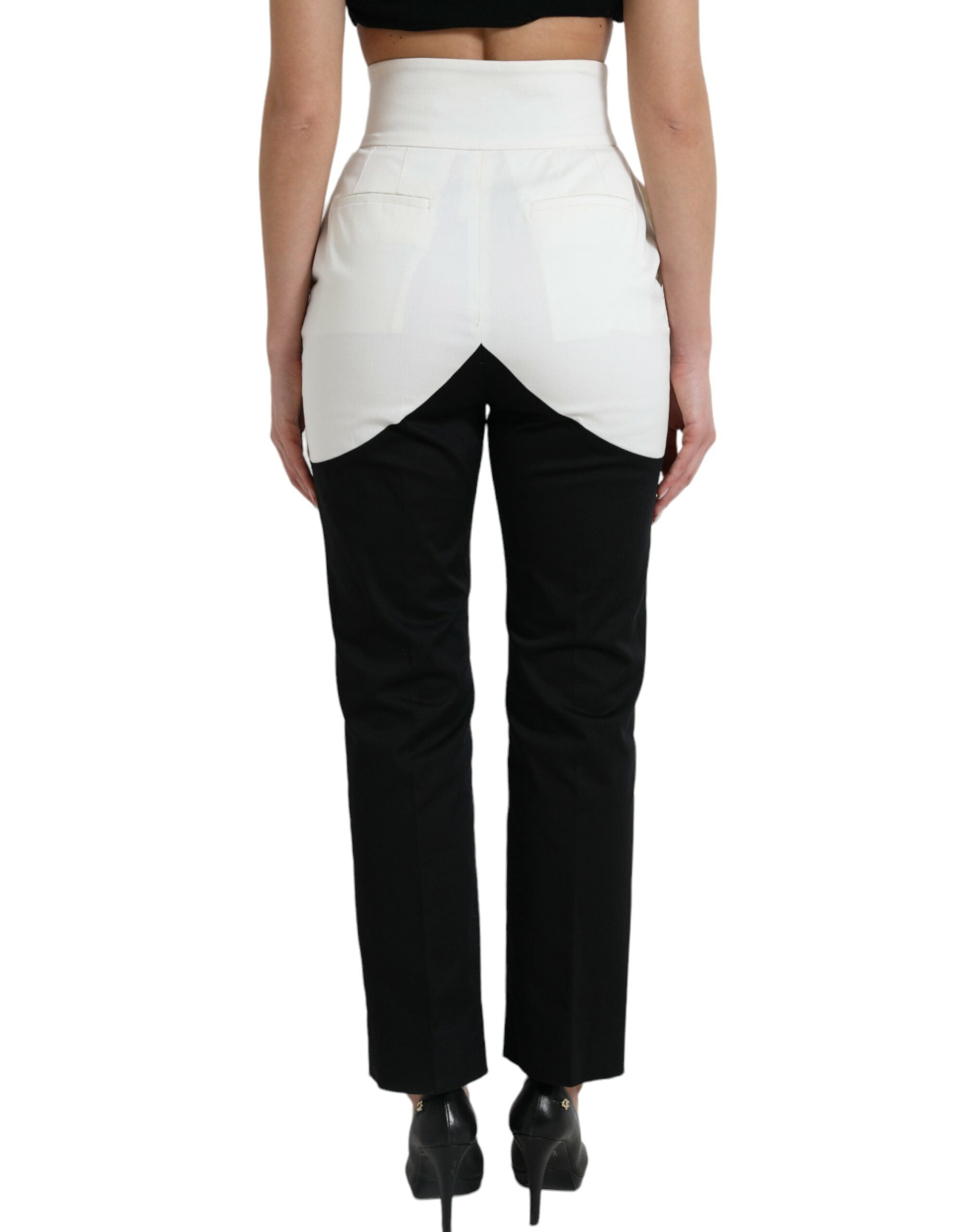 Dolce & Gabbana – Schicke, hoch taillierte Tapered-Hose