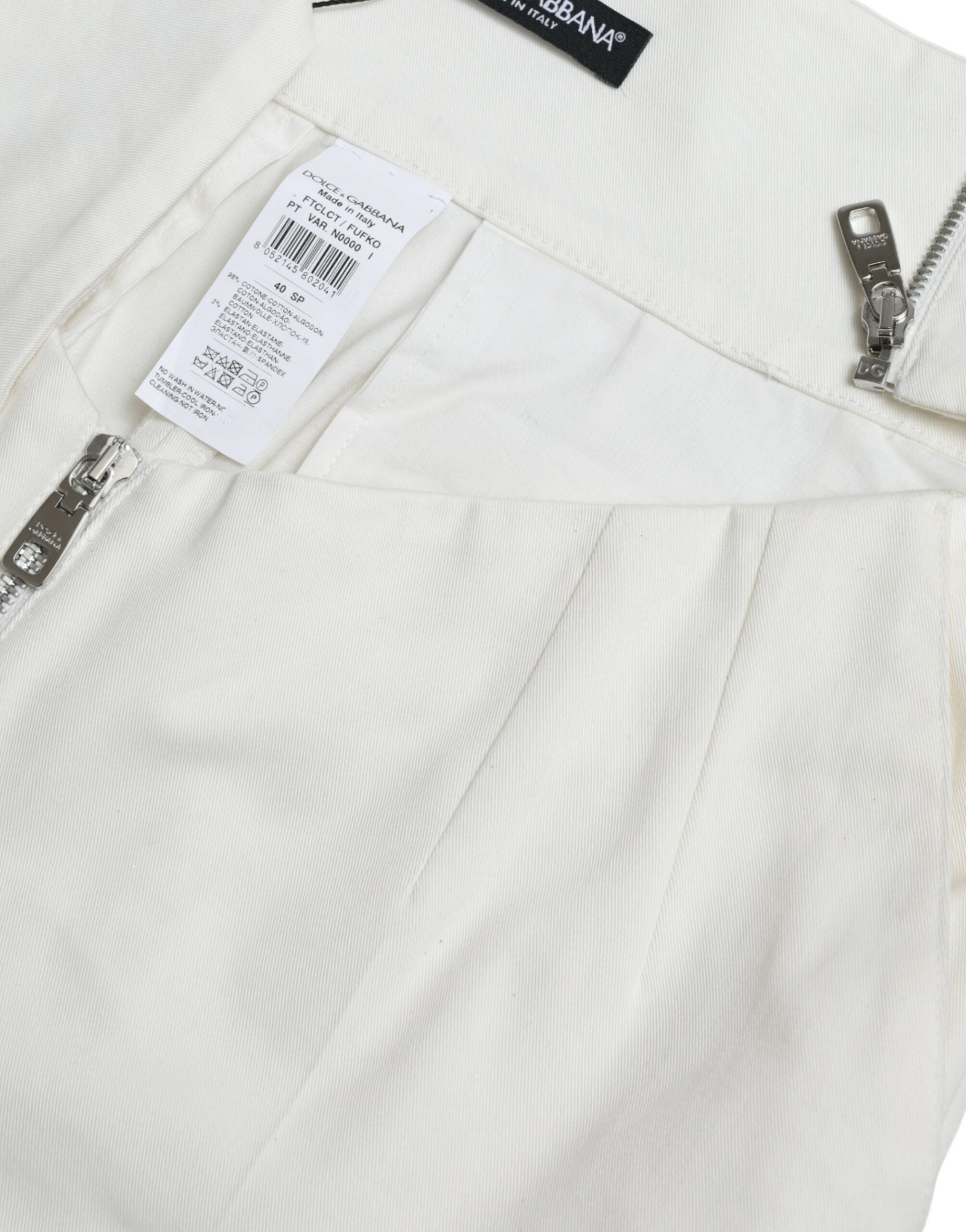 Dolce & Gabbana – Schicke, hoch taillierte Tapered-Hose