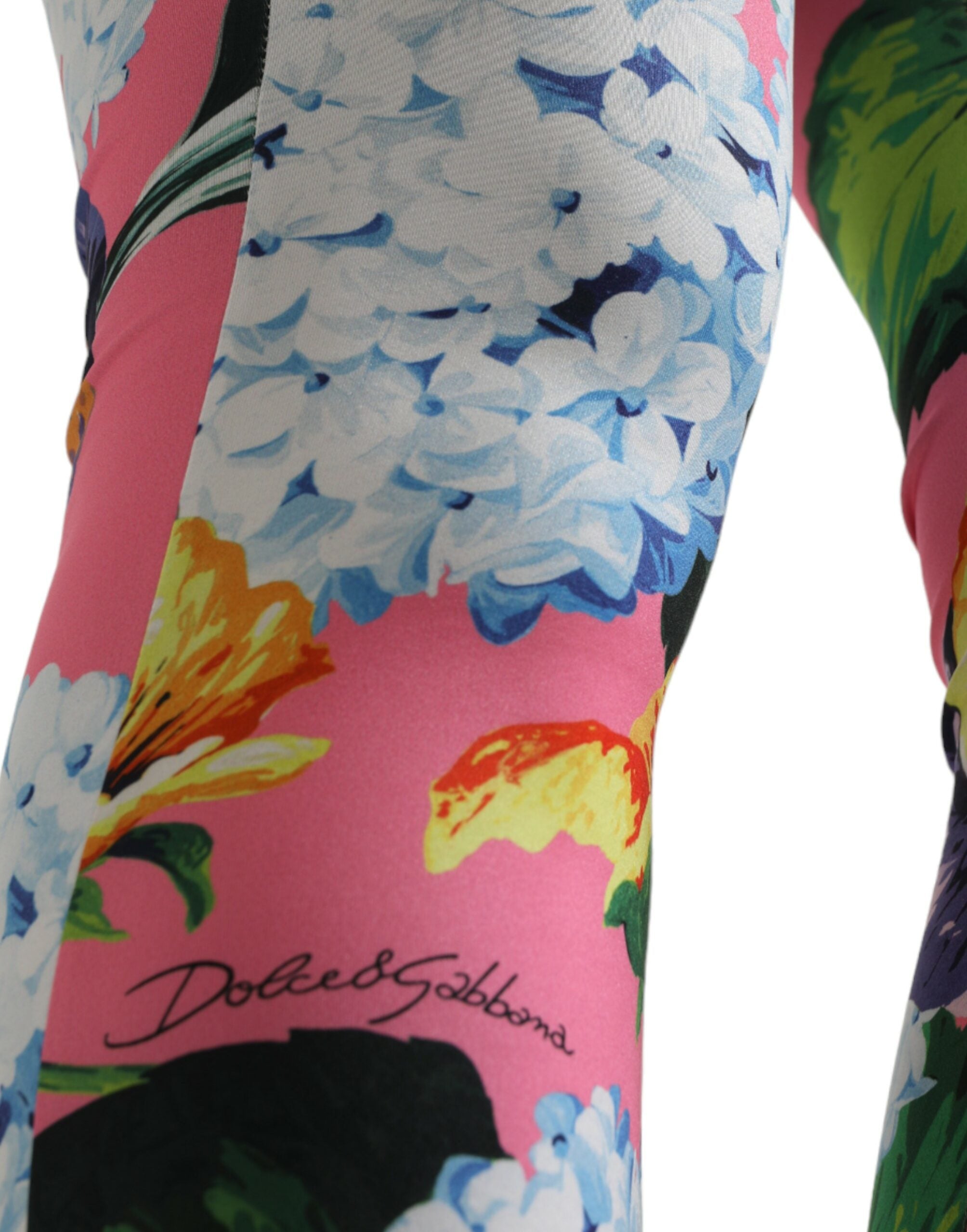Colanți Dolce & Gabbana Exquisite Floral cu talie înaltă
