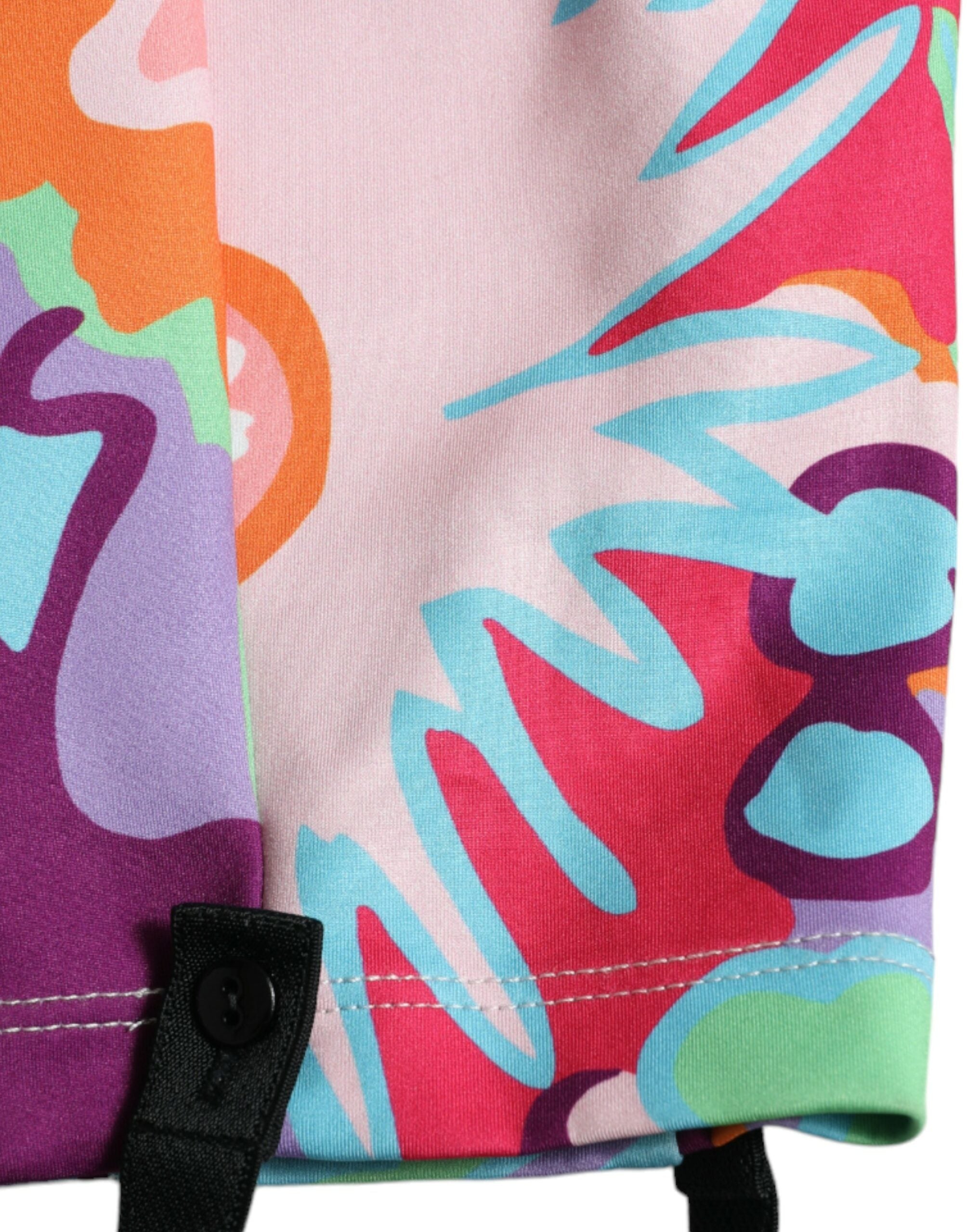 Dolce & Gabbana Bezaubernde Leggings mit Blumendruck und hoher Taille