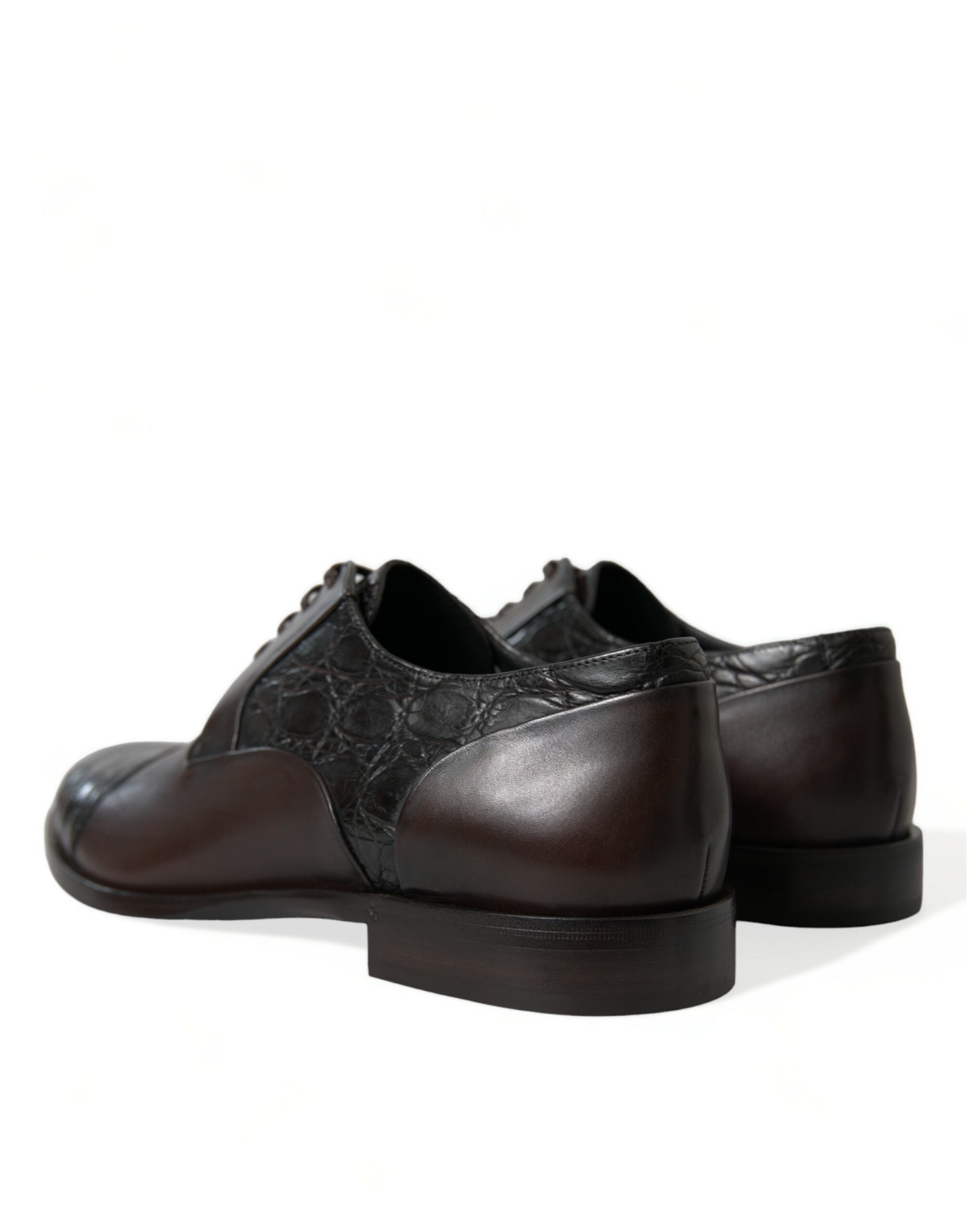 Dolce & Gabbana – Elegante, braune Derby-Schuhe für formelle Anlässe
