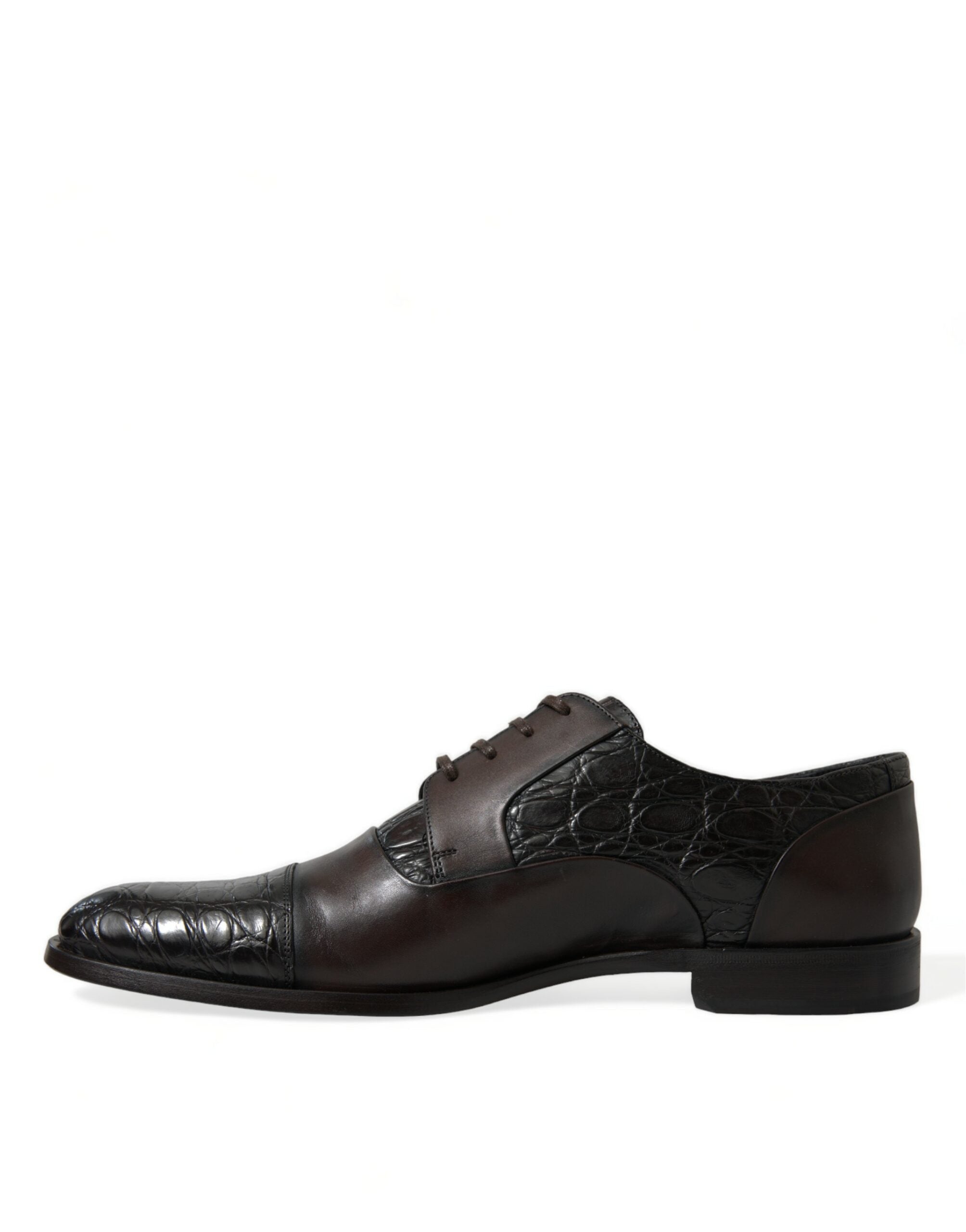 Dolce & Gabbana – Elegante, braune Derby-Schuhe für formelle Anlässe