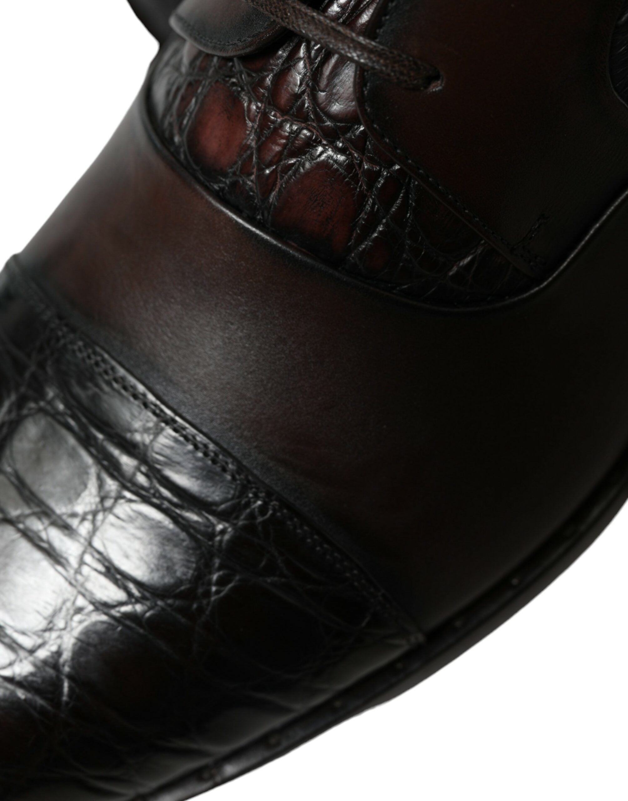Dolce & Gabbana – Elegante, braune Derby-Schuhe für formelle Anlässe