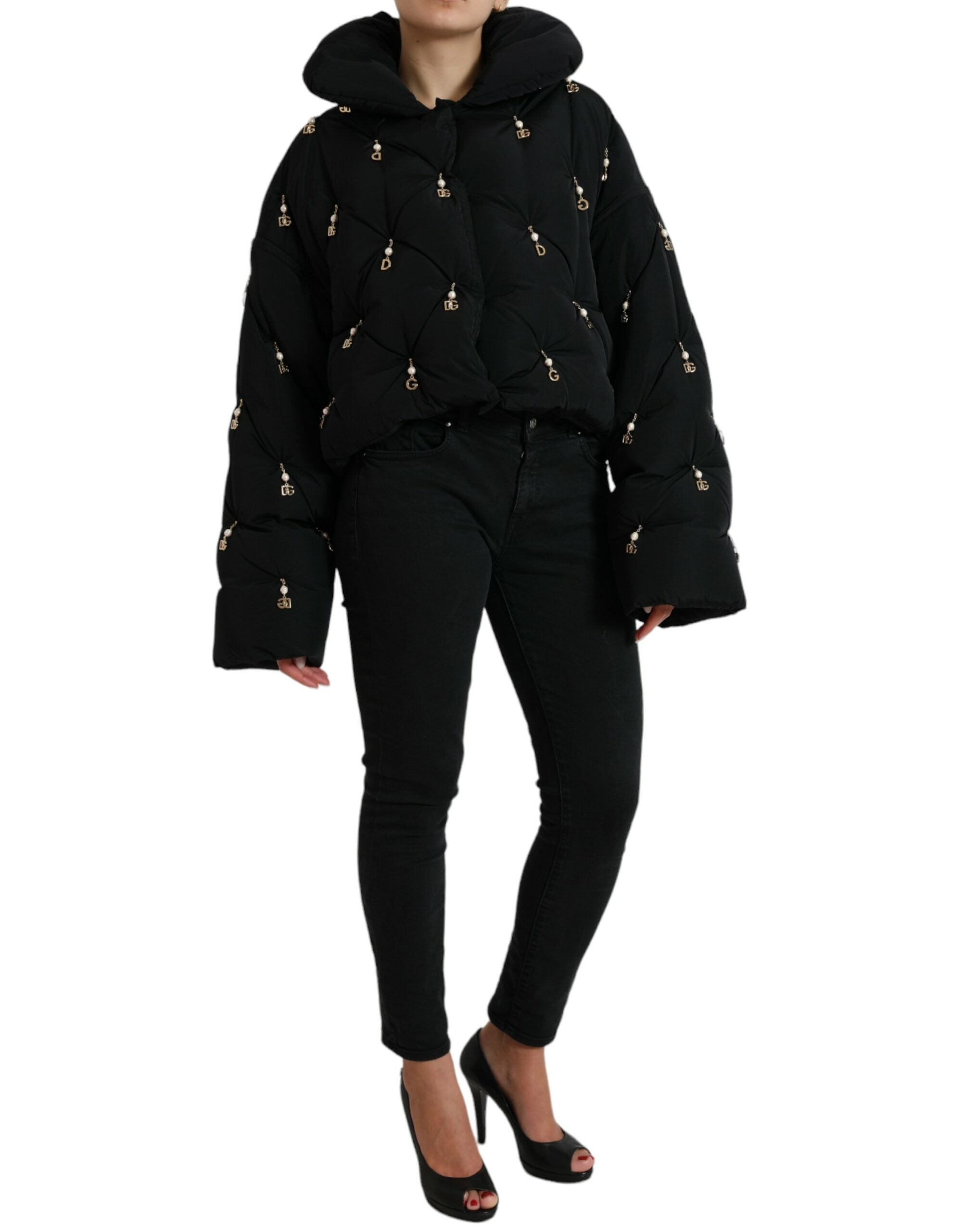 Dolce & Gabbana Jachetă elegantă matlasată cu perle