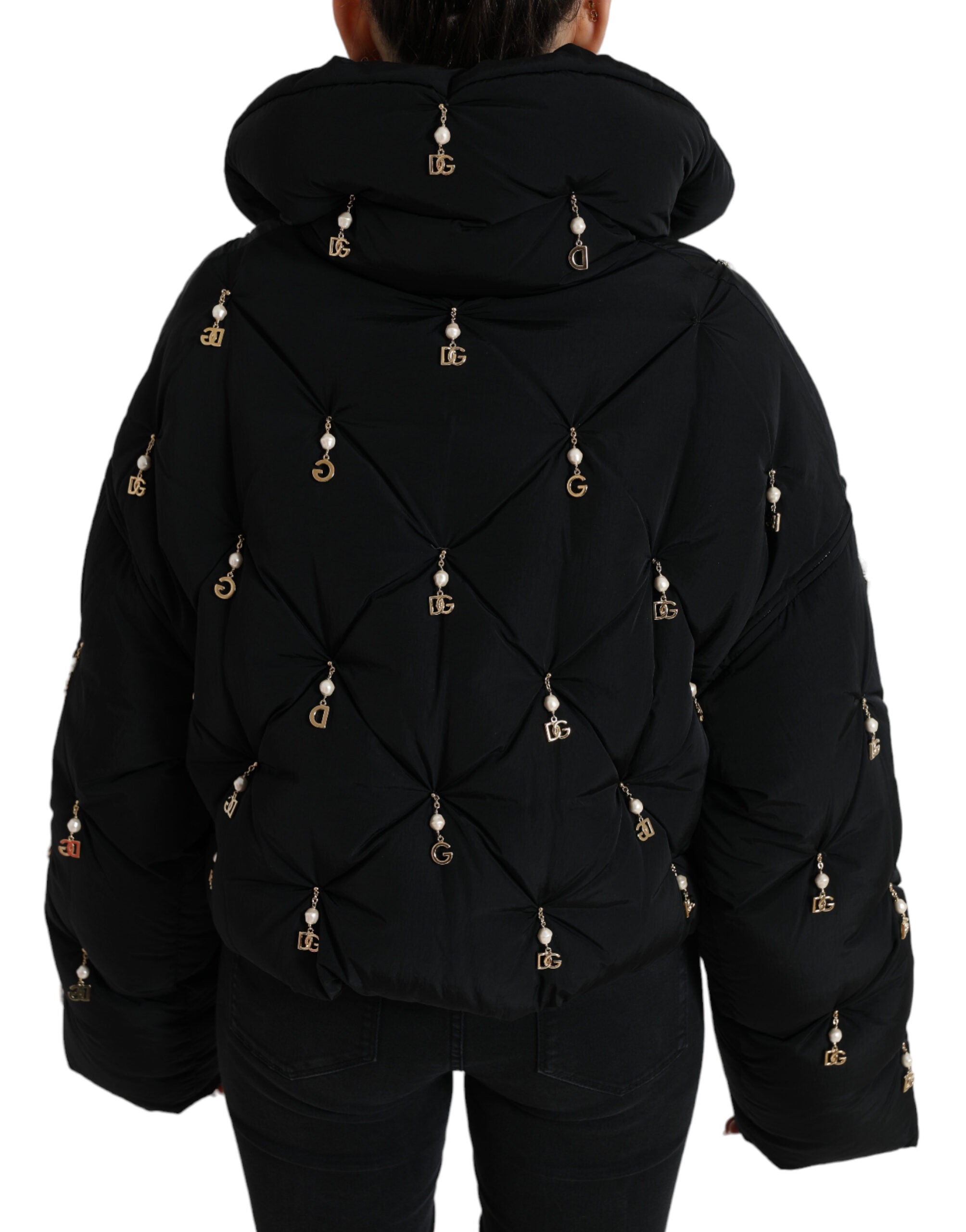 Dolce & Gabbana Jachetă elegantă matlasată cu perle