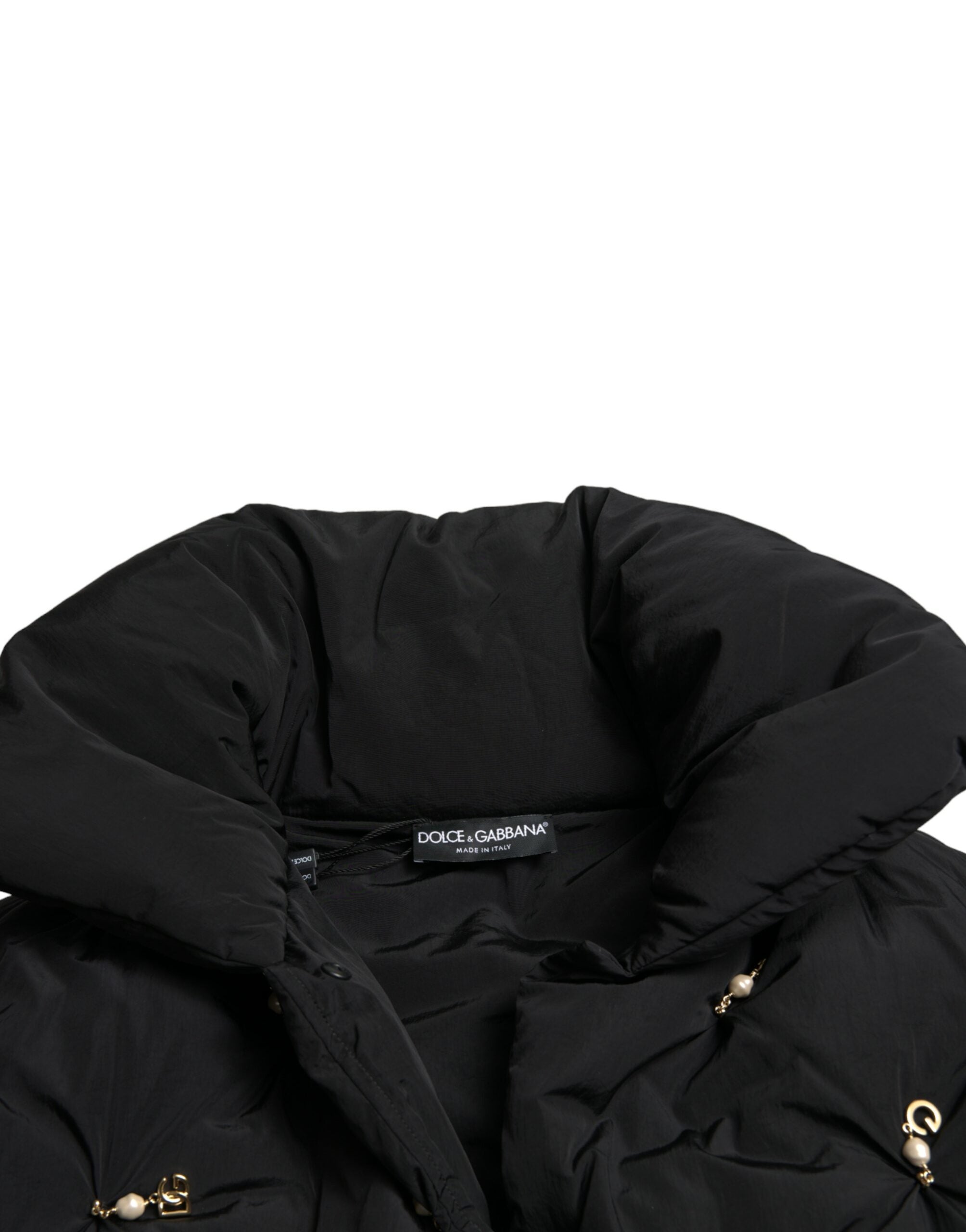 Dolce & Gabbana Jachetă elegantă matlasată cu perle