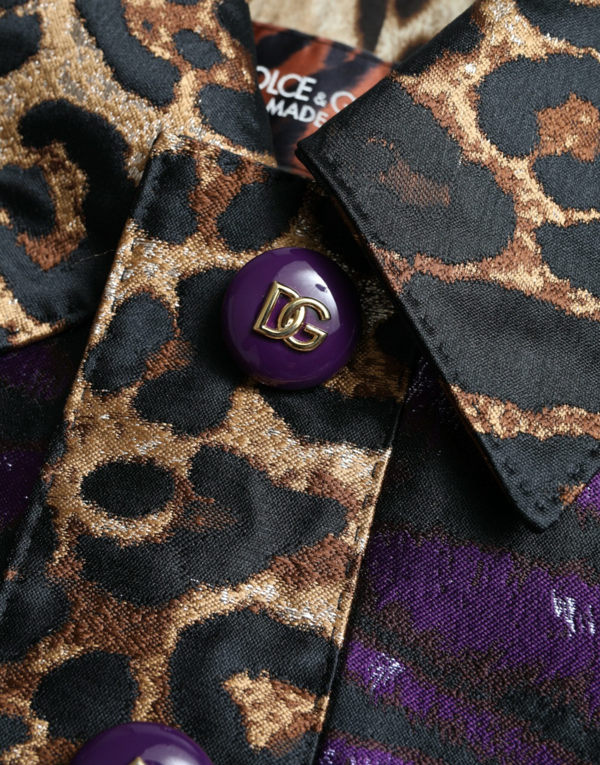 Dolce & Gabbana – Exquisiter Jacquard-Trenchcoat mit Tigermotiv