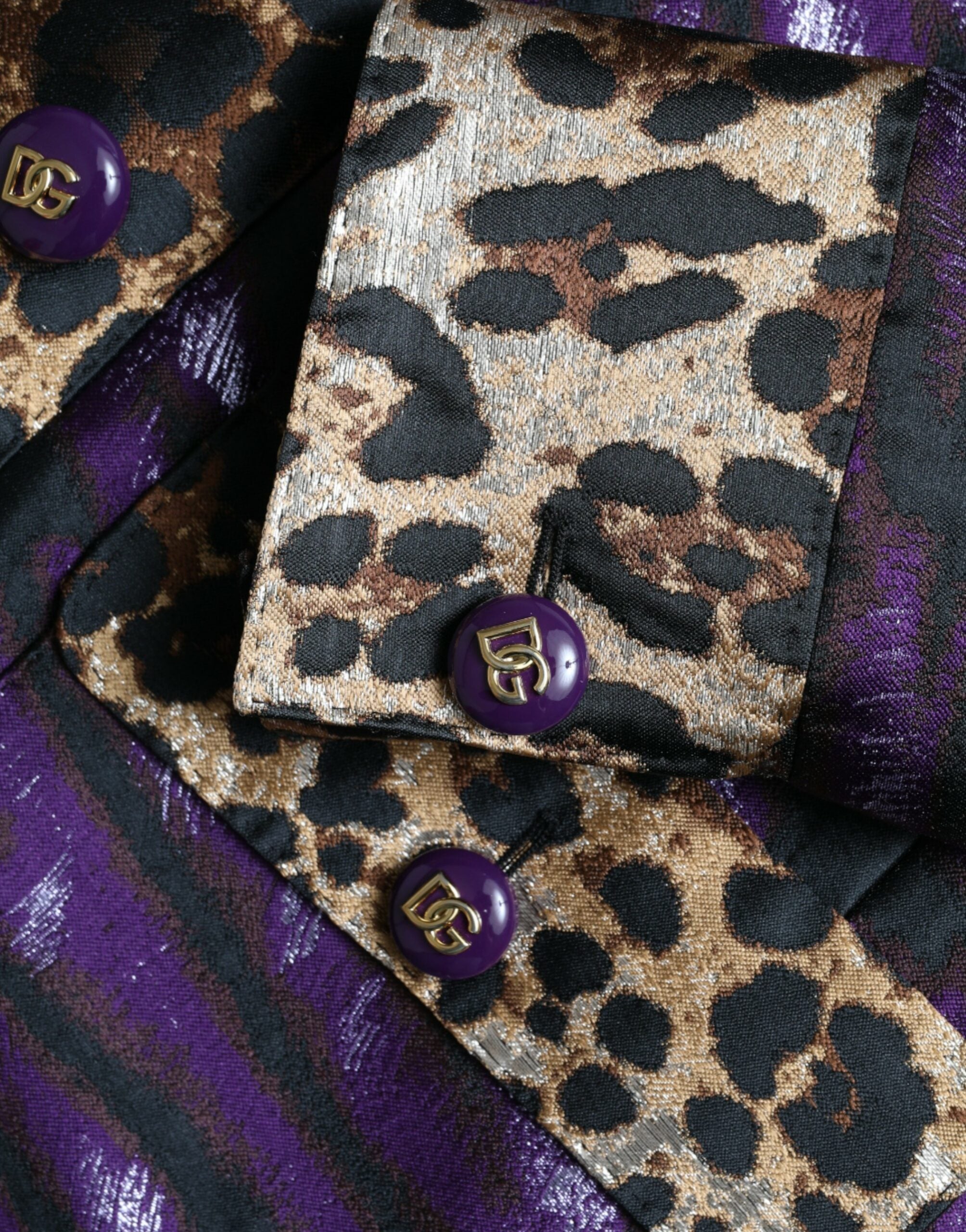 Dolce & Gabbana – Exquisiter Jacquard-Trenchcoat mit Tigermotiv