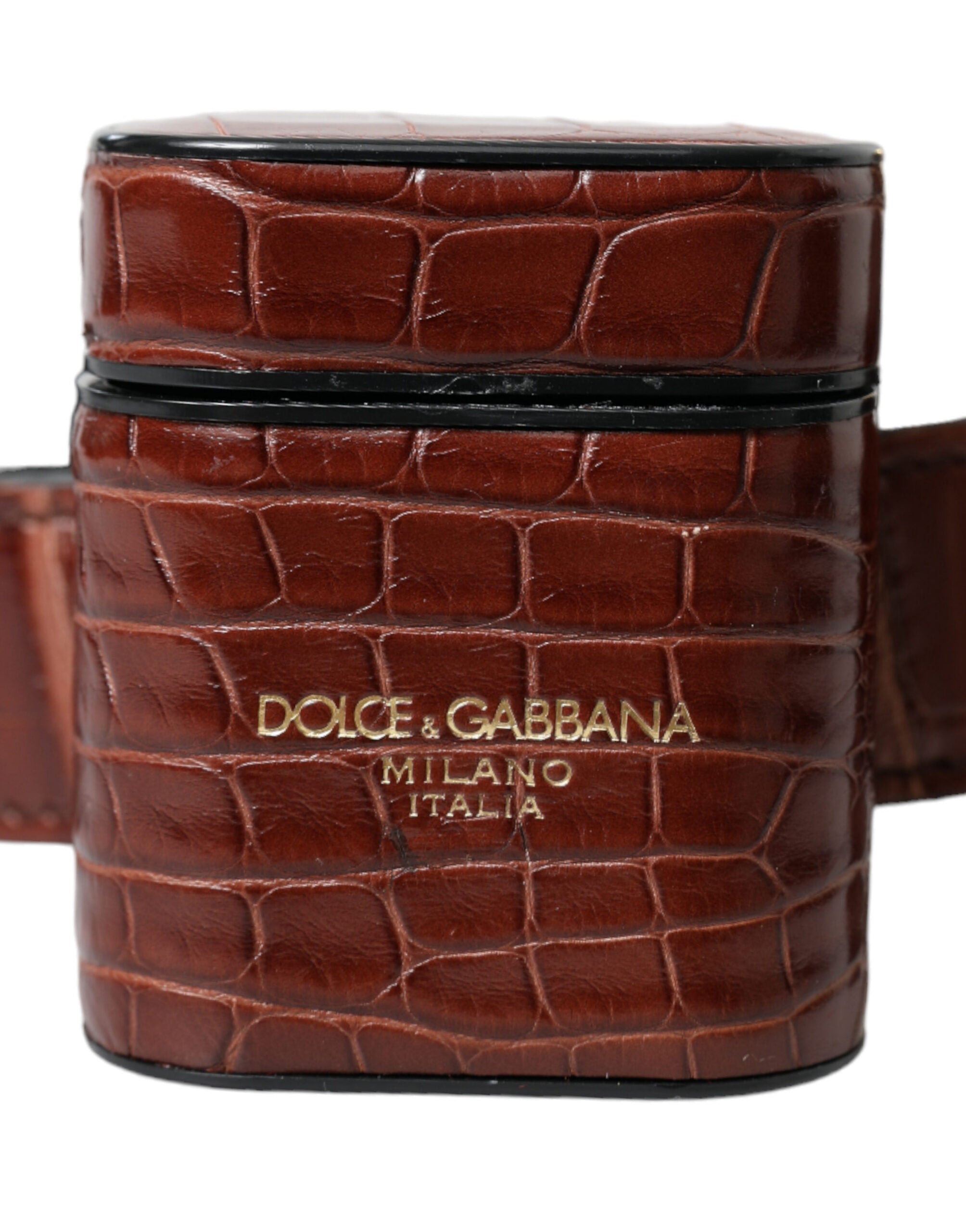 Dolce & Gabbana – Elegantes Duo aus Airpod- und Münzgeldbörse aus Leder