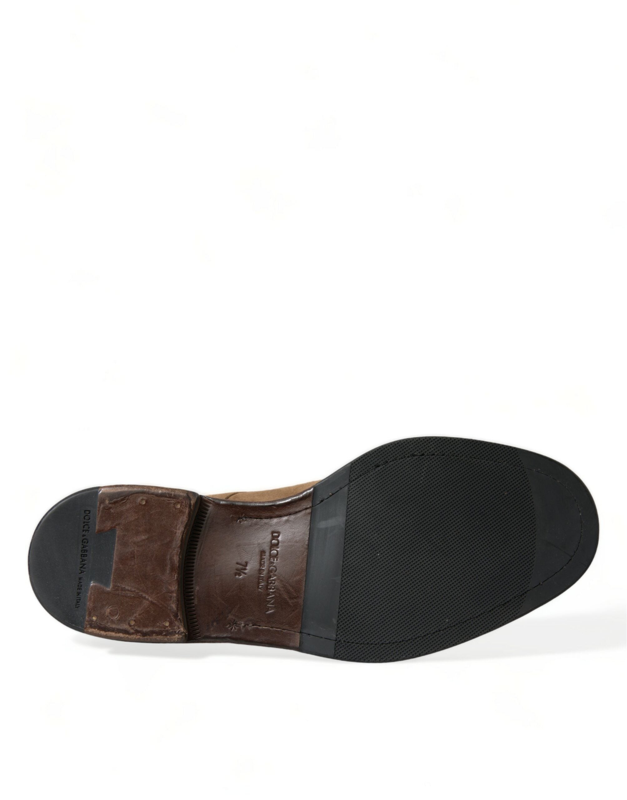 Dolce & Gabbana Elegante Schnürstiefeletten aus Leder