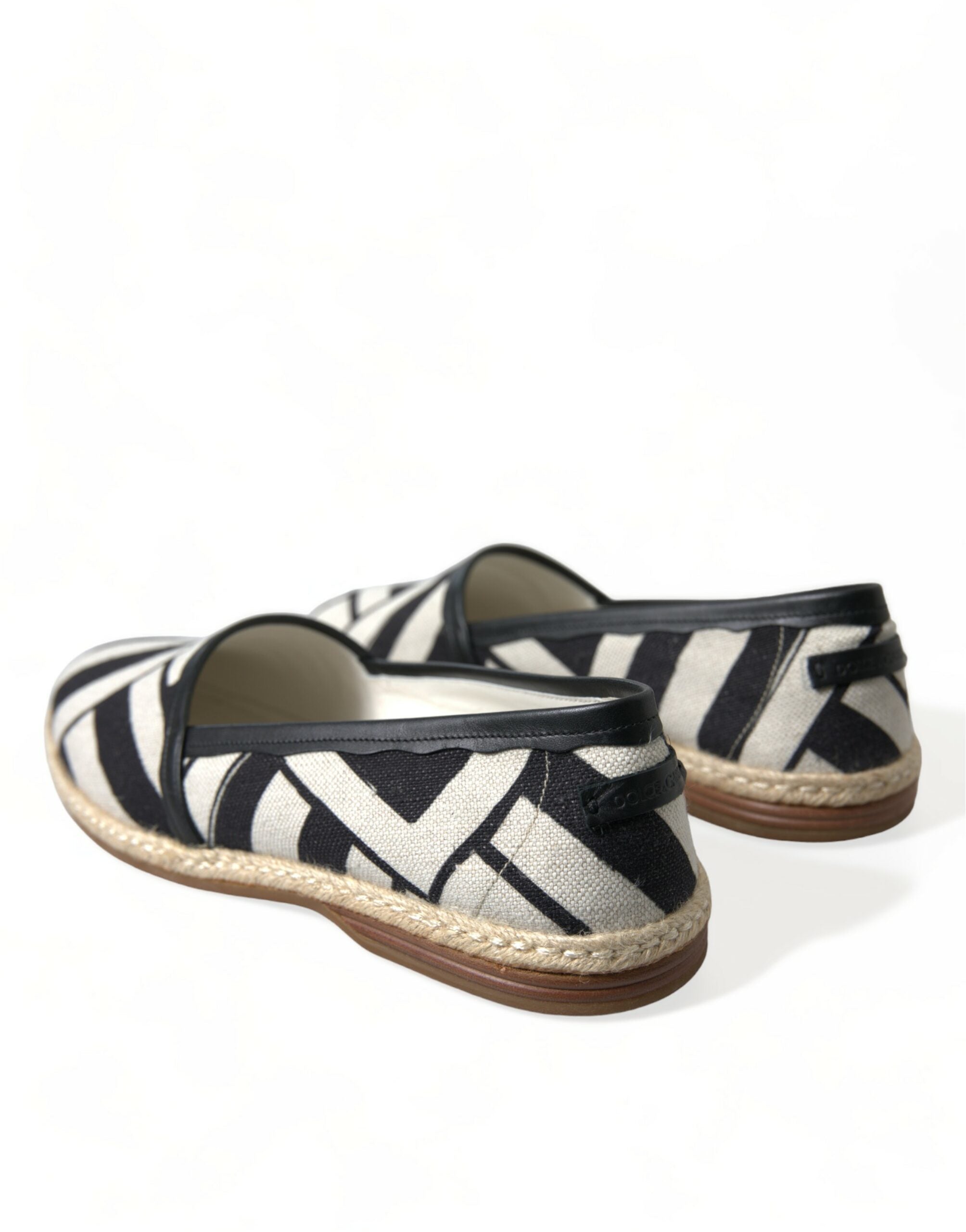 Dolce & Gabbana Schicke gestreifte Canvas-Espadrilles