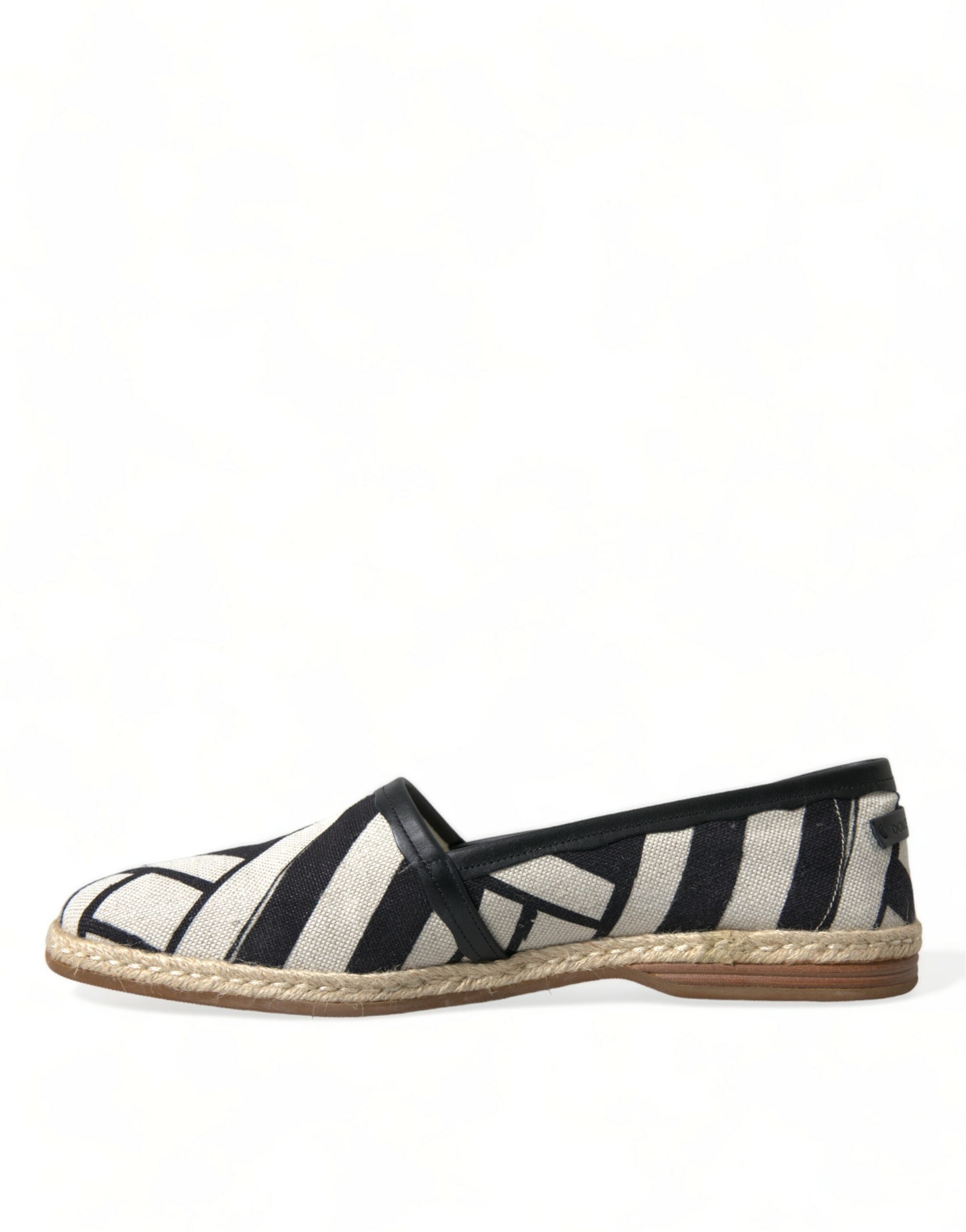 Dolce & Gabbana Schicke gestreifte Canvas-Espadrilles