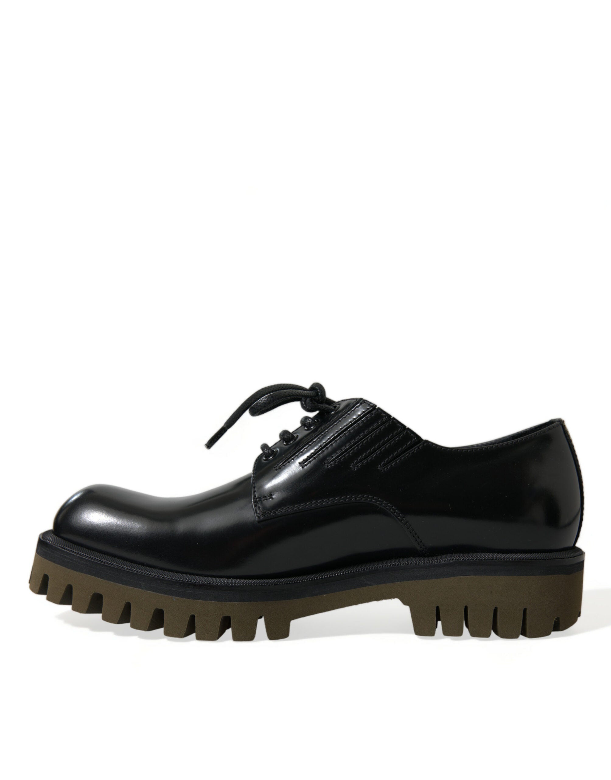 Pantofi eleganti Dolce & Gabbana Derby din piele neagră