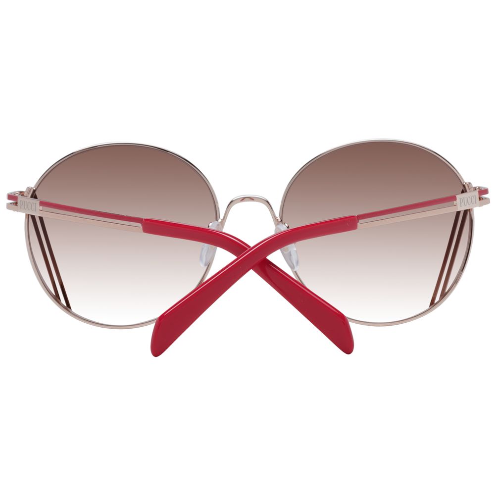 Emilio Pucci Roségold Damen Sonnenbrille