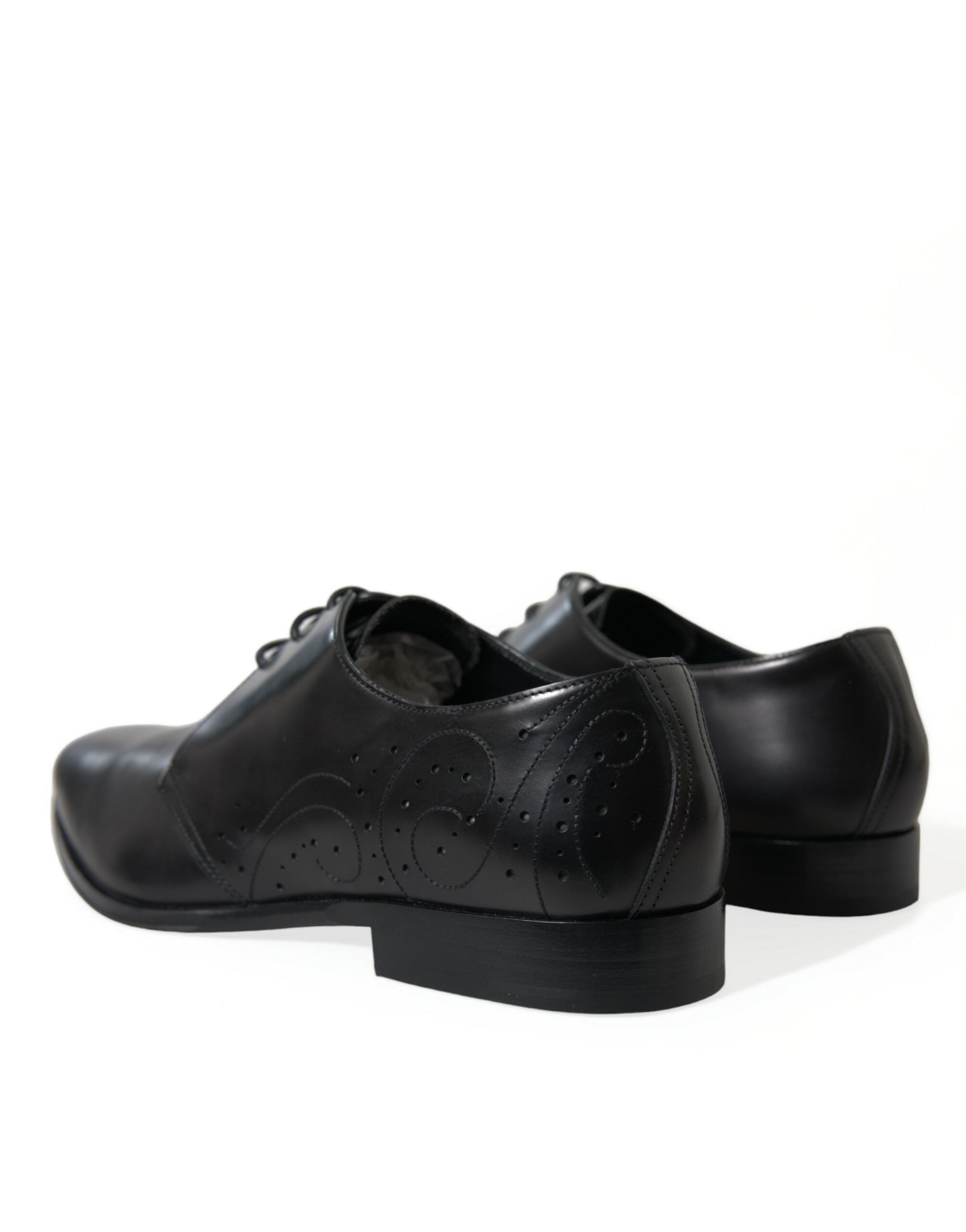 Pantofi eleganti Dolce & Gabbana Derby din piele neagră