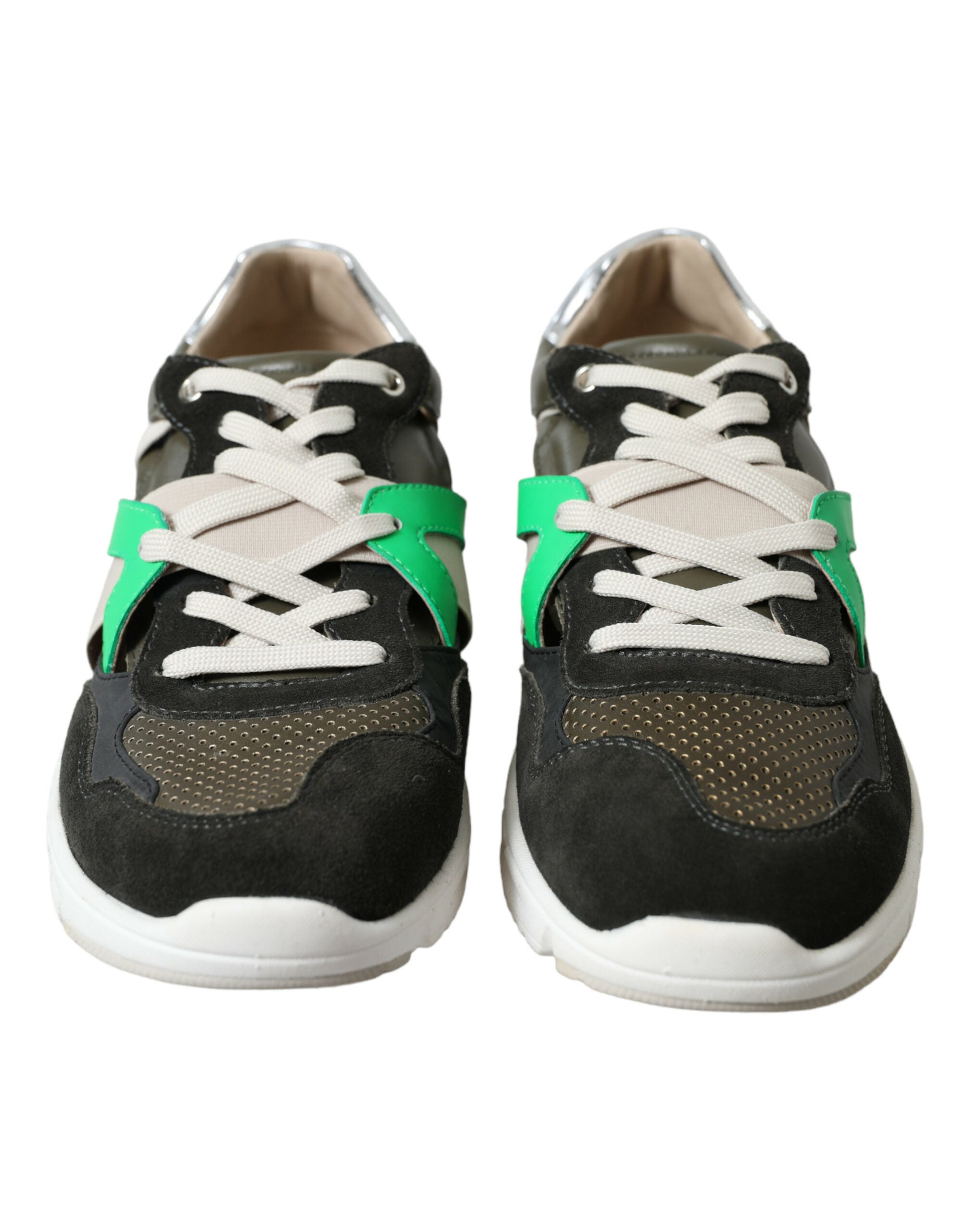 Dolce & Gabbana Exquisite mehrfarbige Low-Top-Designer-Sneaker