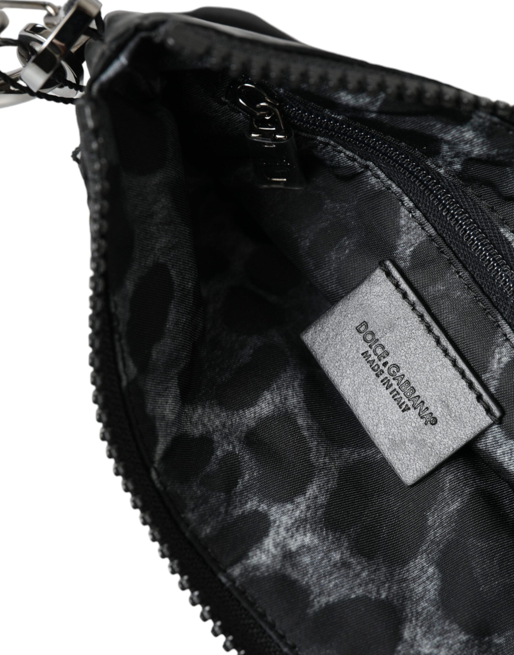 Dolce & Gabbana Chic Designer-Tasche aus Nylon und Leder