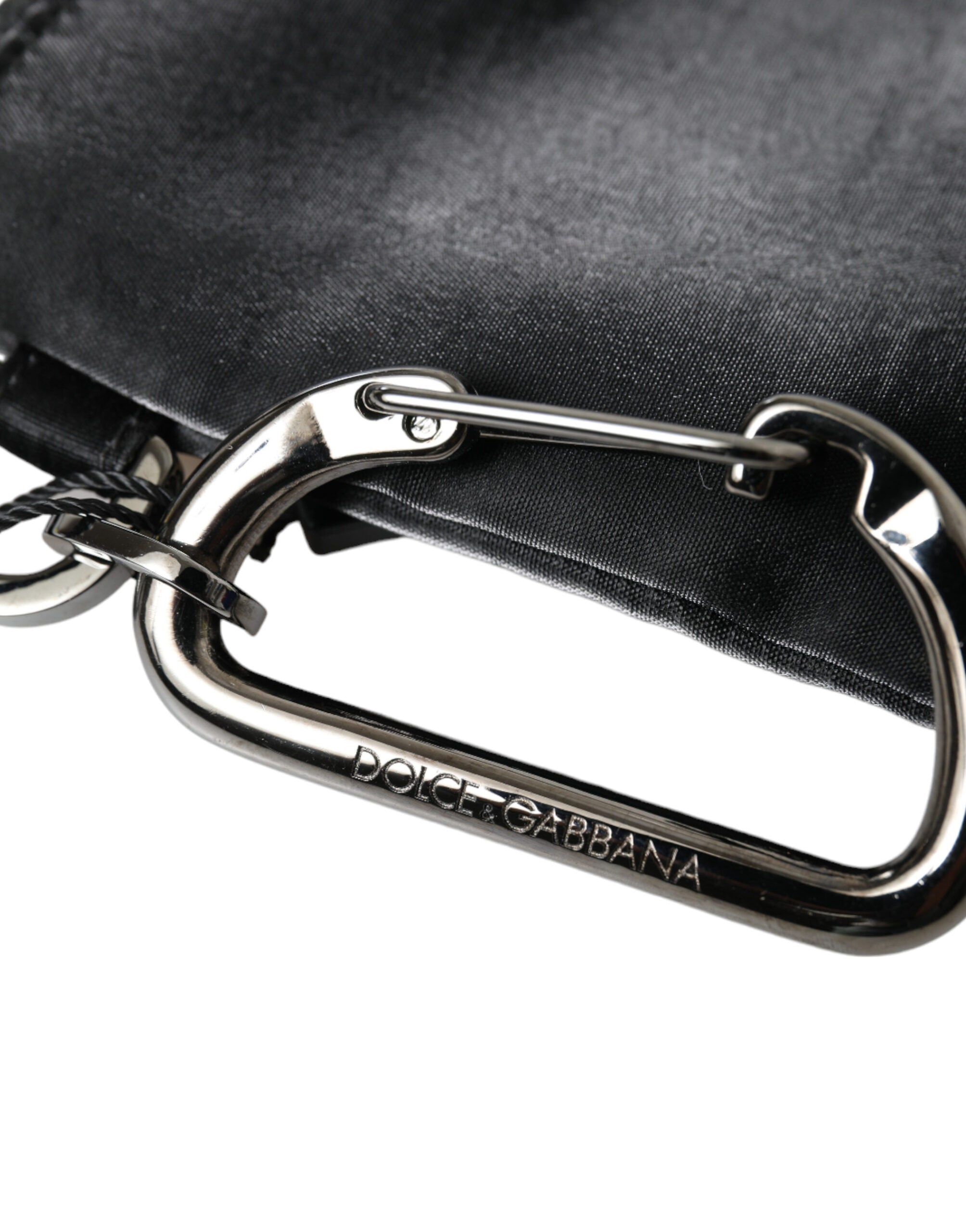 Dolce & Gabbana Chic Designer-Tasche aus Nylon und Leder