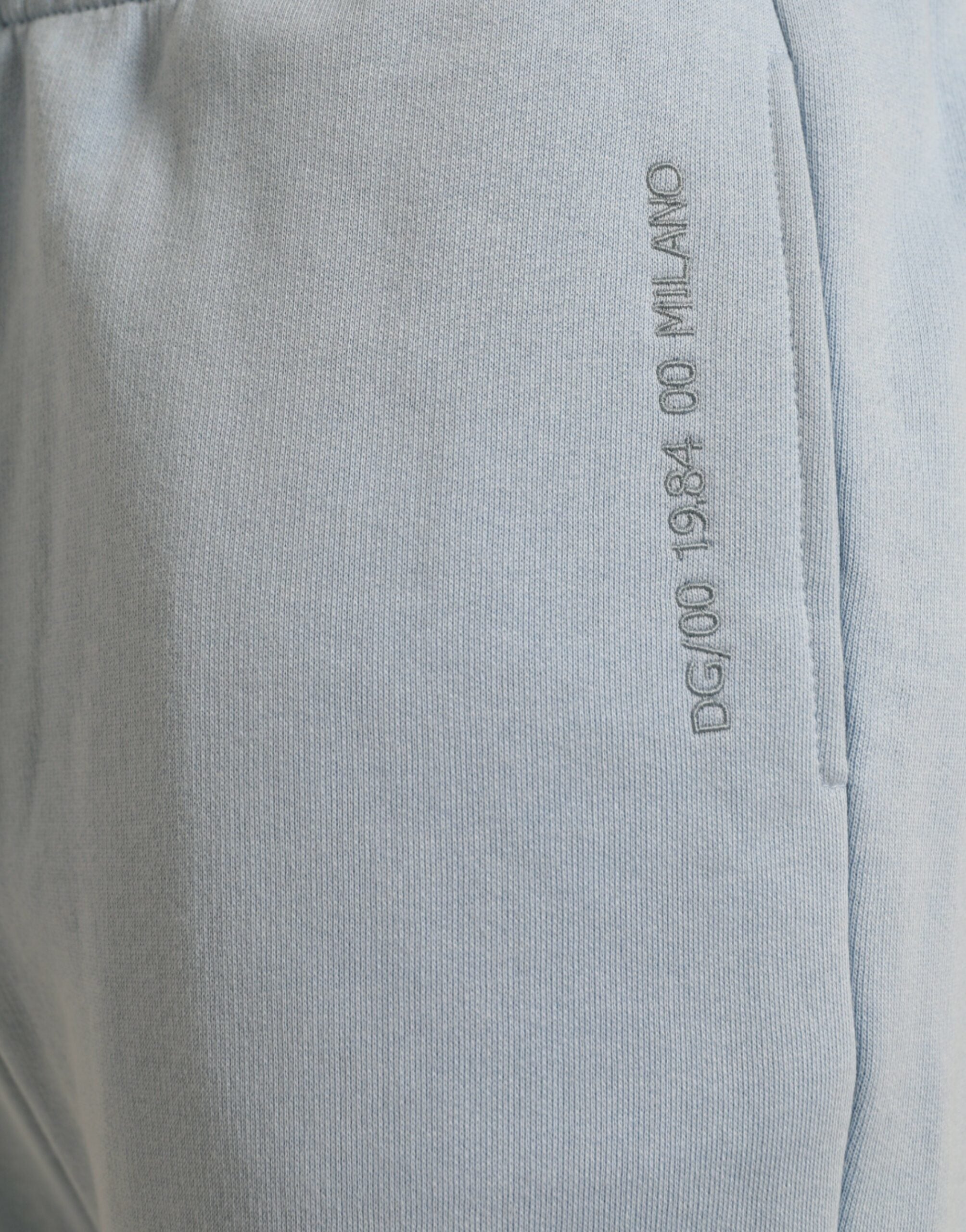 Dolce & Gabbana – Elegante Jogginghose aus hellblauer Baumwollmischung