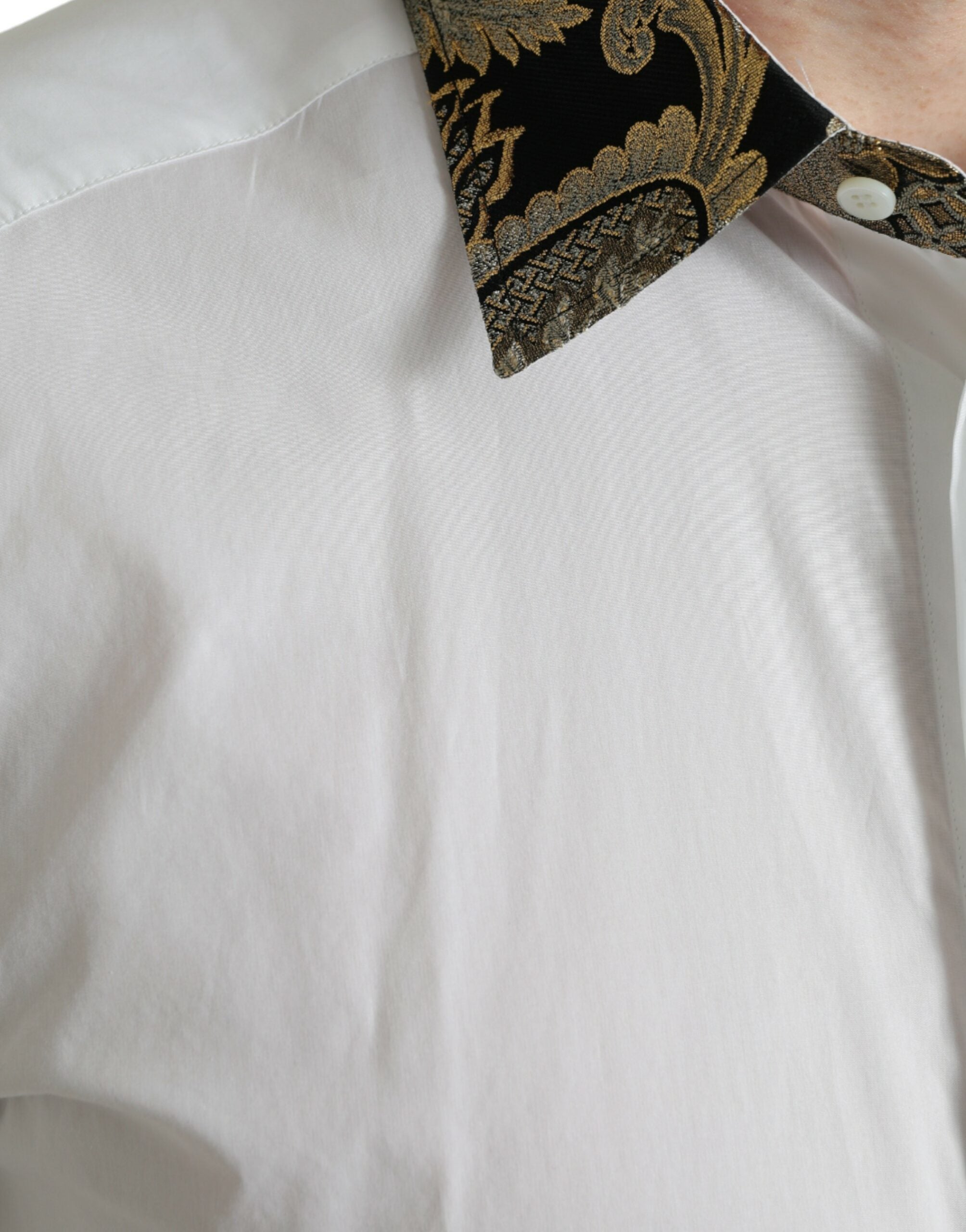 Elegantes Hemd mit Golddetails von Dolce & Gabbana