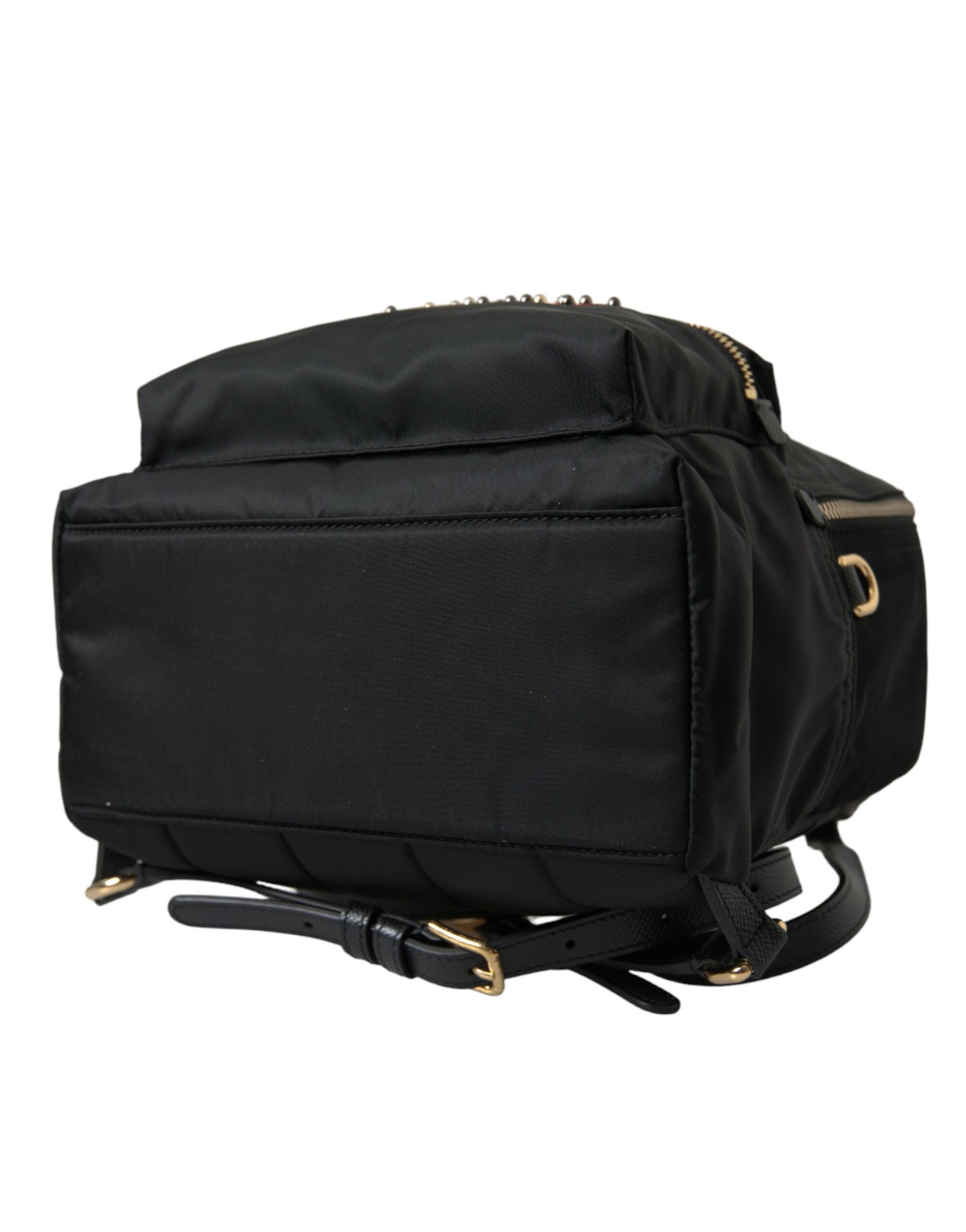 Dolce & Gabbana – Eleganter, verzierter schwarzer Rucksack