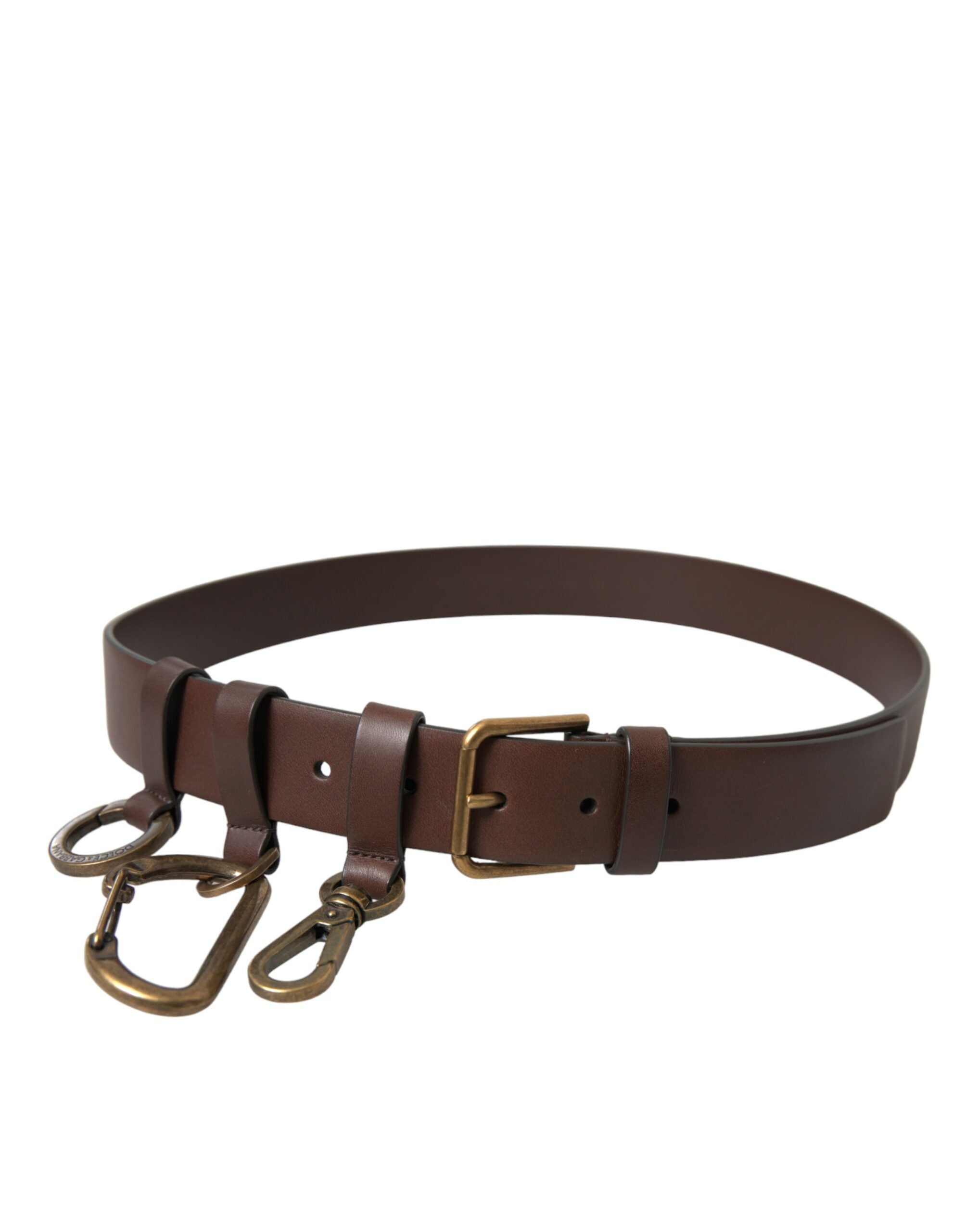 Curea Dolce & Gabbana Elegantă din Piele de Vițel Maro - Accesoriu Atemporal