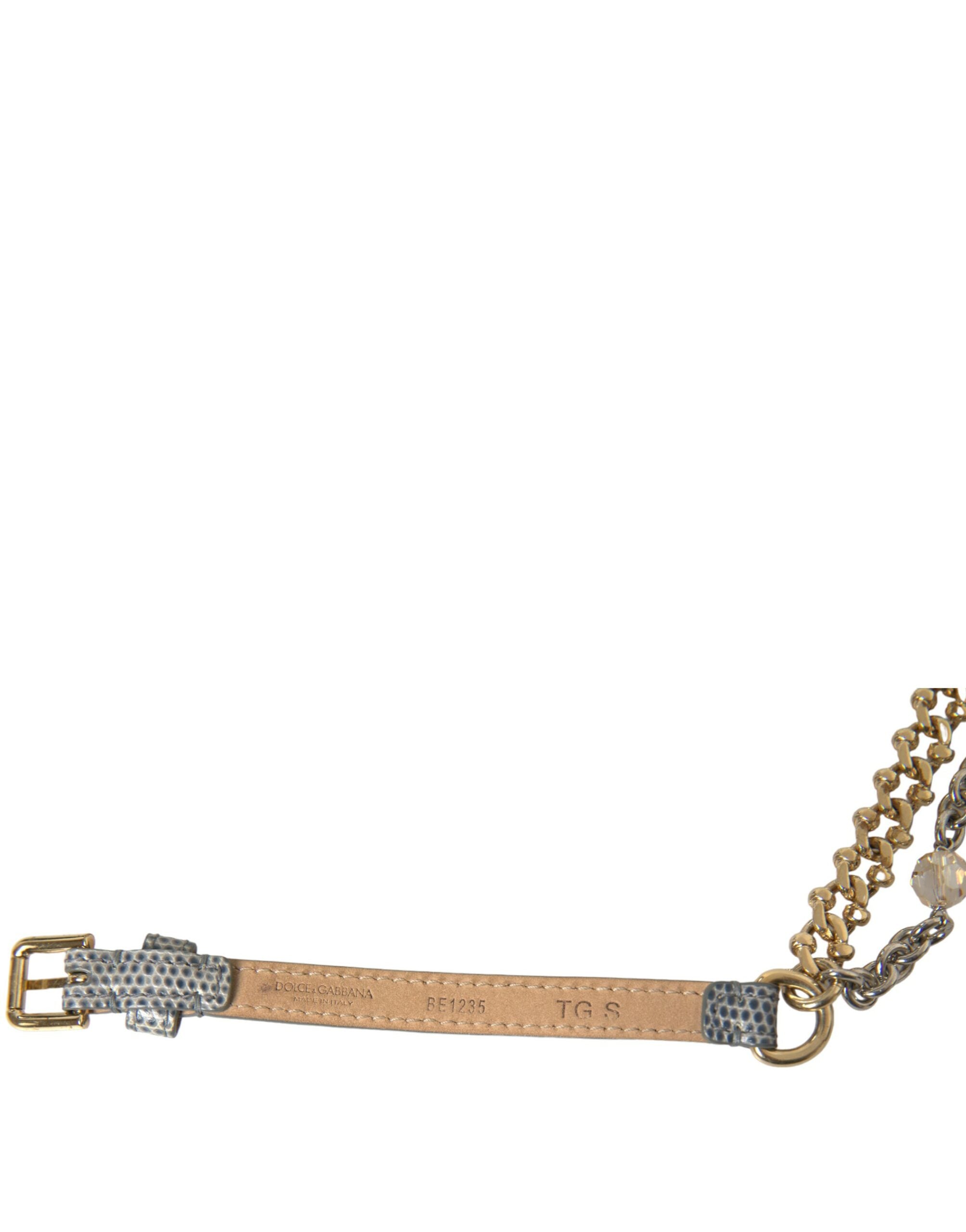 Dolce & Gabbana Eleganter Taillengürtel mit Kristallen