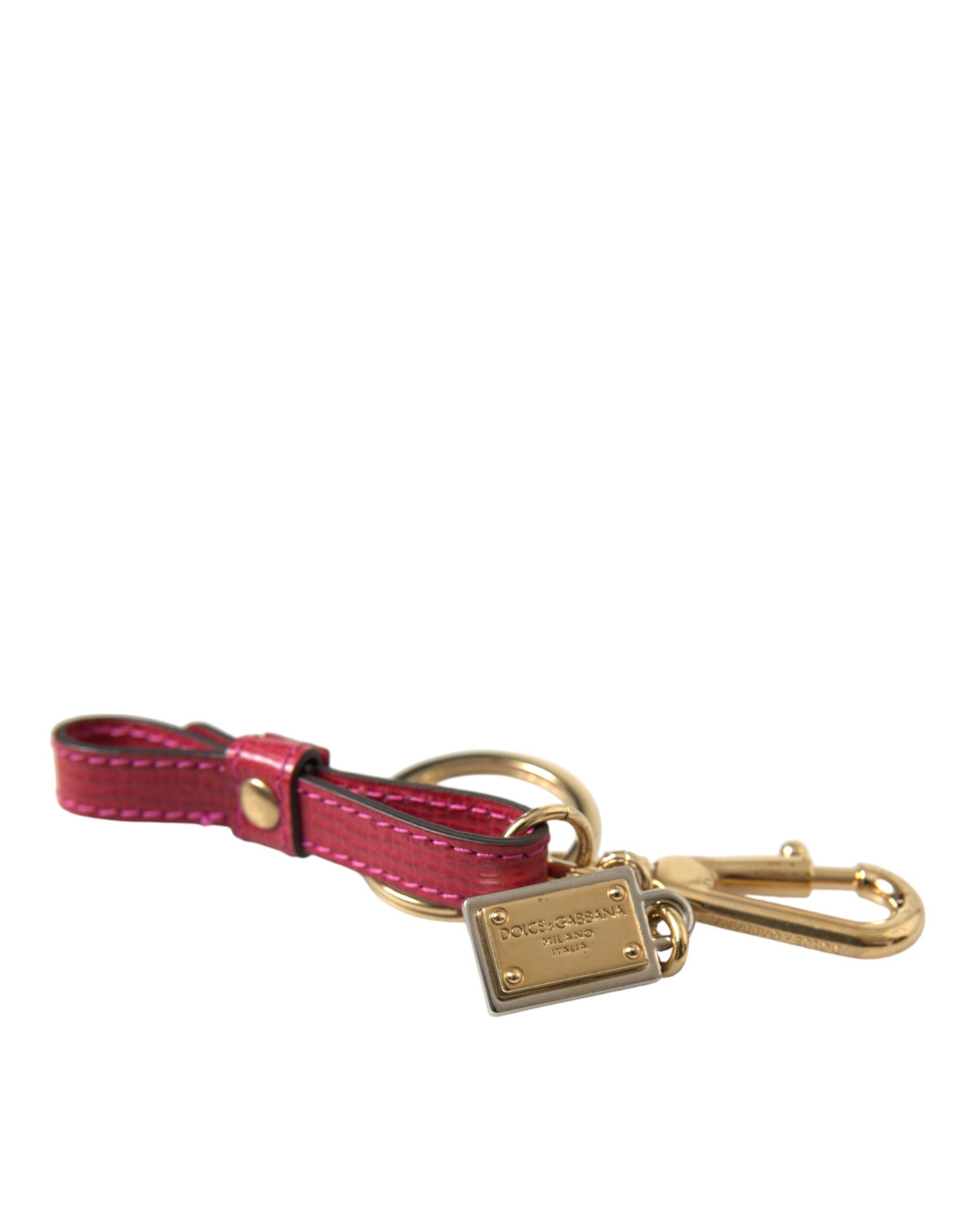 Breloc Dolce & Gabbana Superb din piele roșie