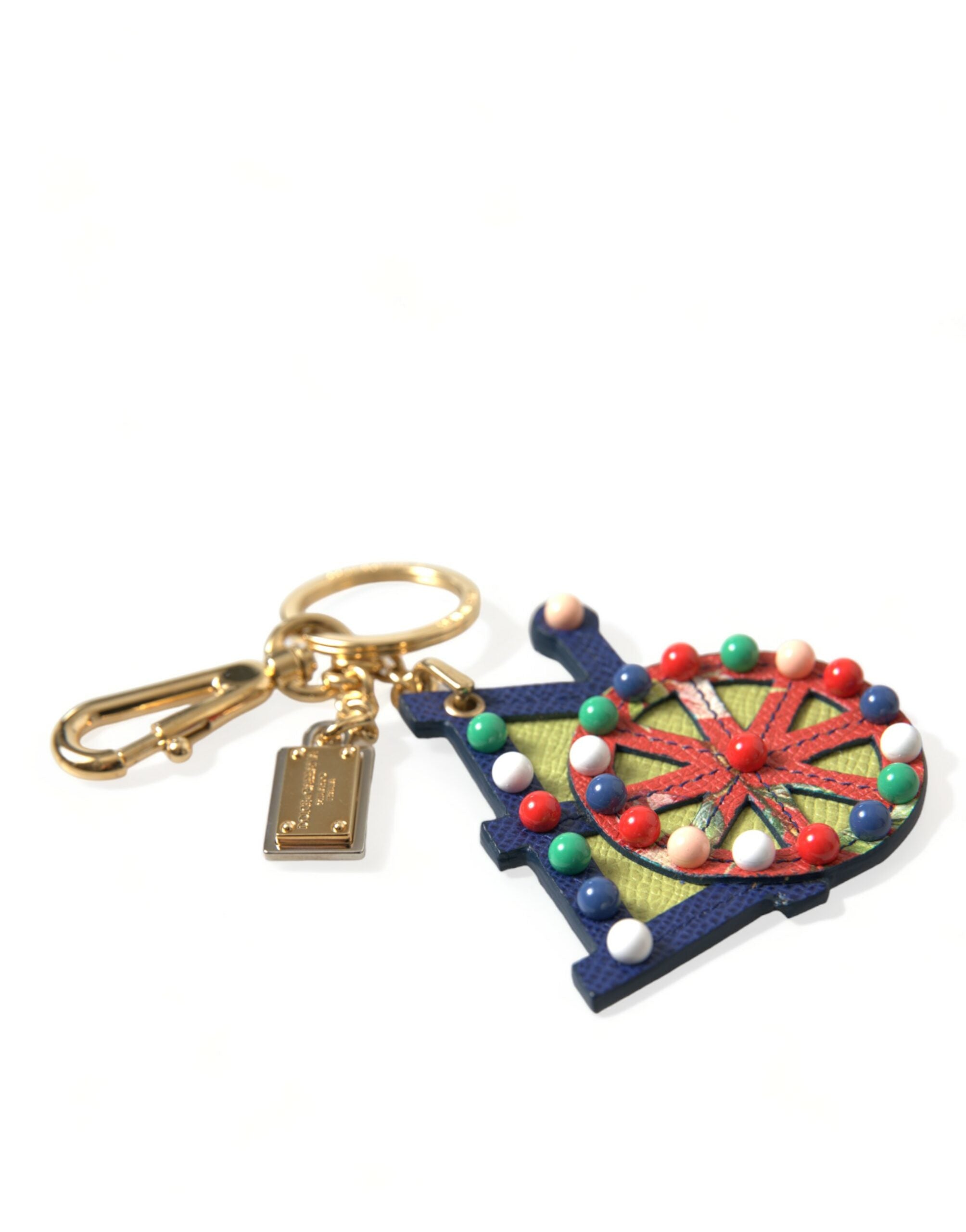 Breloc Dolce & Gabbana cu design din celuloză multicoloră