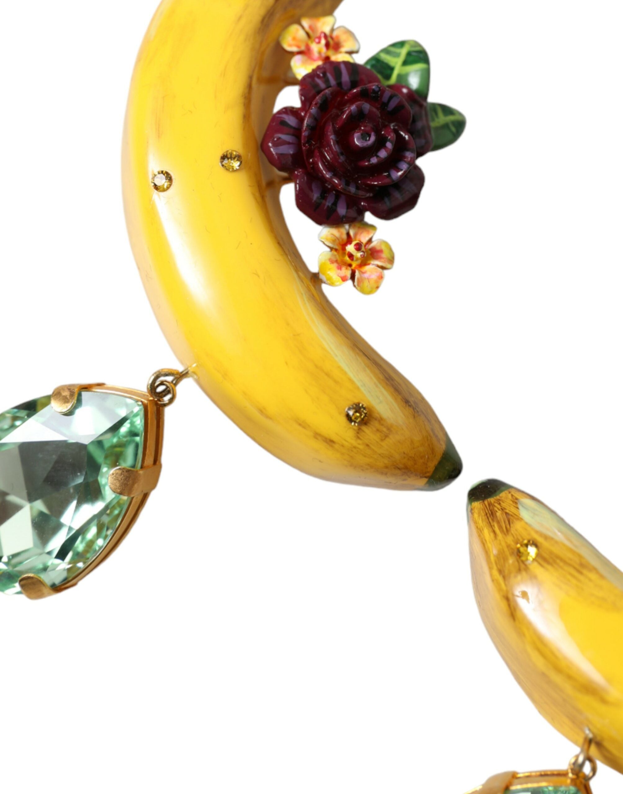 Dolce & Gabbana – Schicke, baumelnde Bananen-Ohrclips