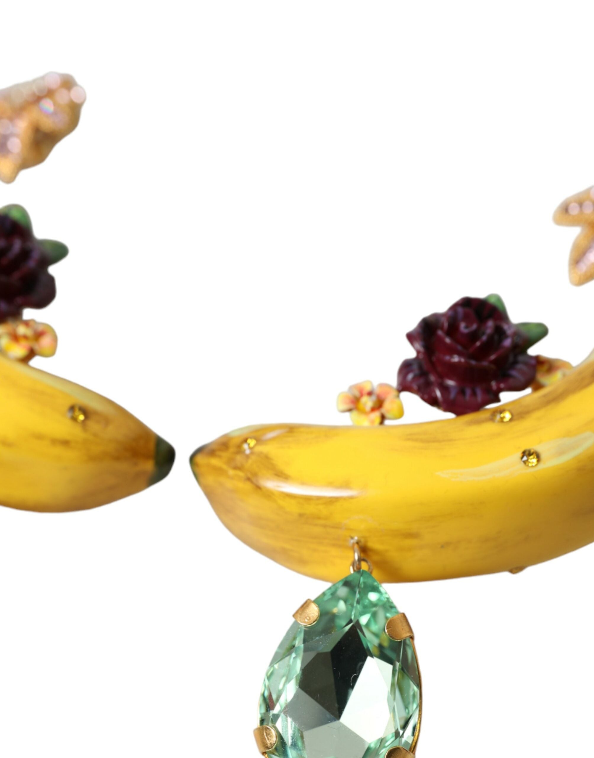 Dolce & Gabbana – Schicke, baumelnde Bananen-Ohrclips