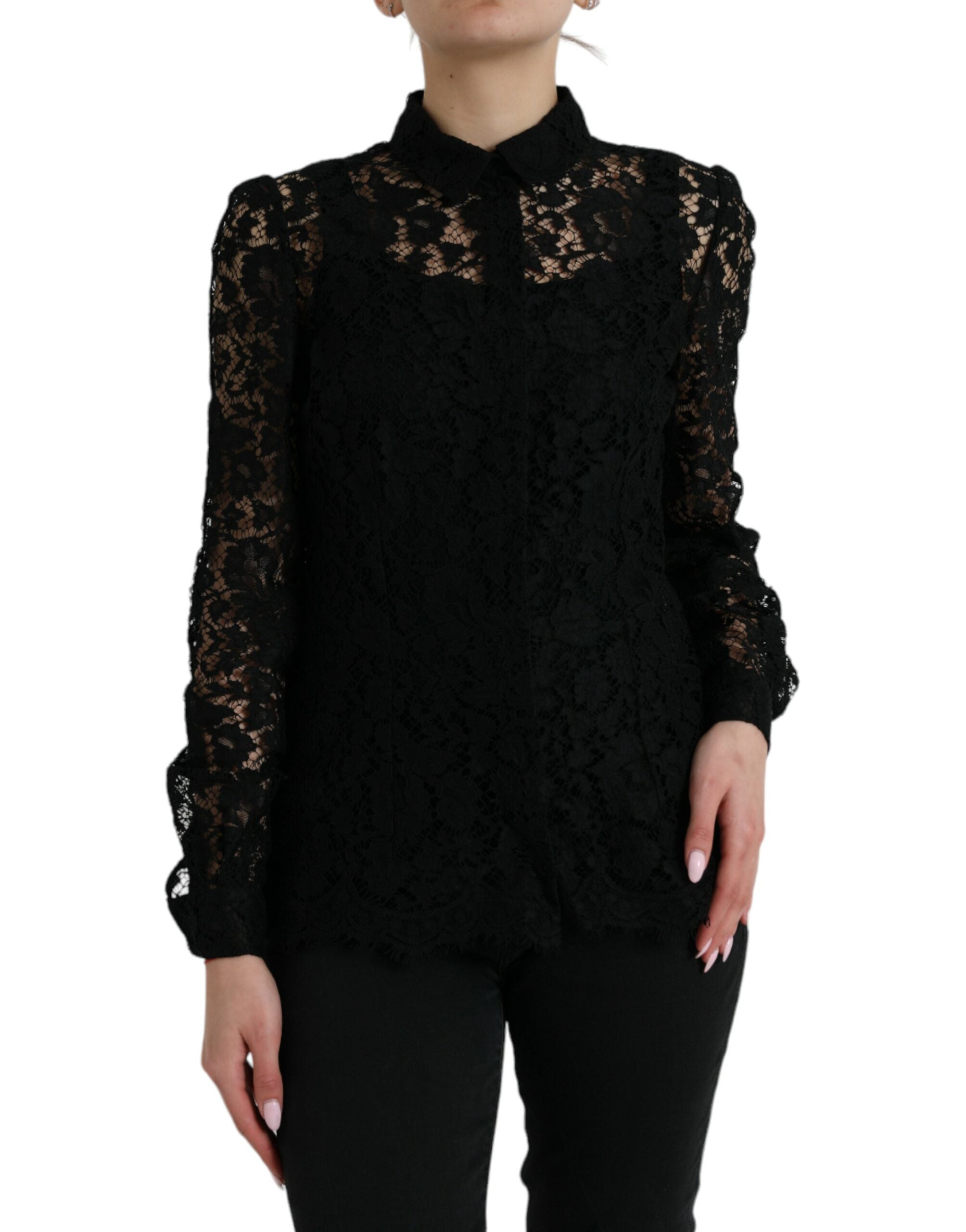 Bluză elegantă cu imprimeu floral Dolce & Gabbana