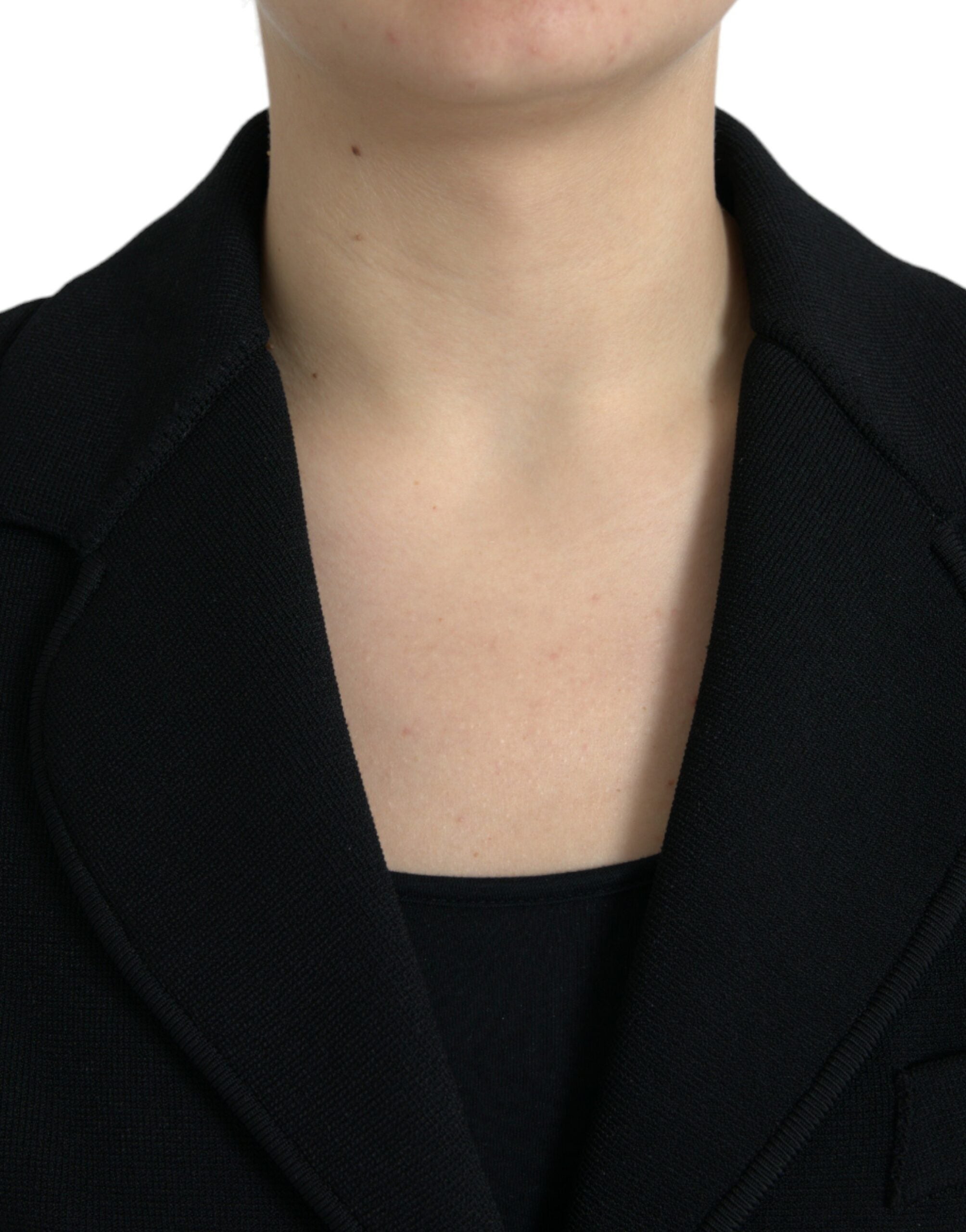 Dolce & Gabbana Eleganter schwarzer Designer-Blazer für Damen