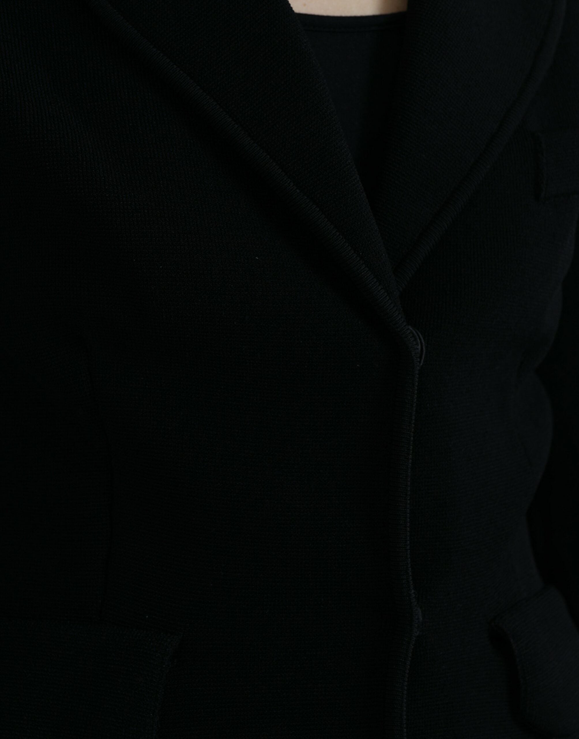 Dolce & Gabbana Eleganter schwarzer Designer-Blazer für Damen