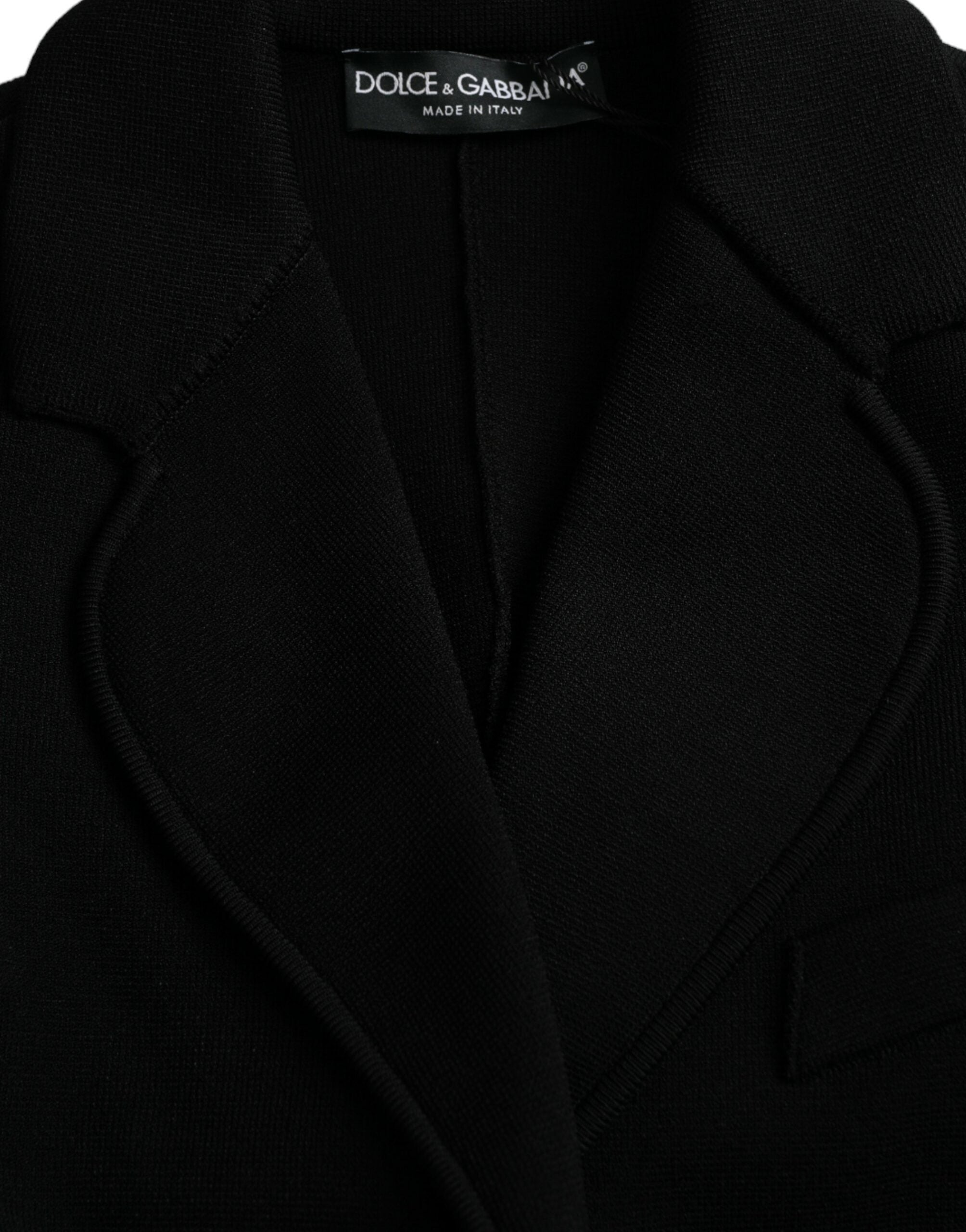 Dolce & Gabbana Eleganter schwarzer Designer-Blazer für Damen