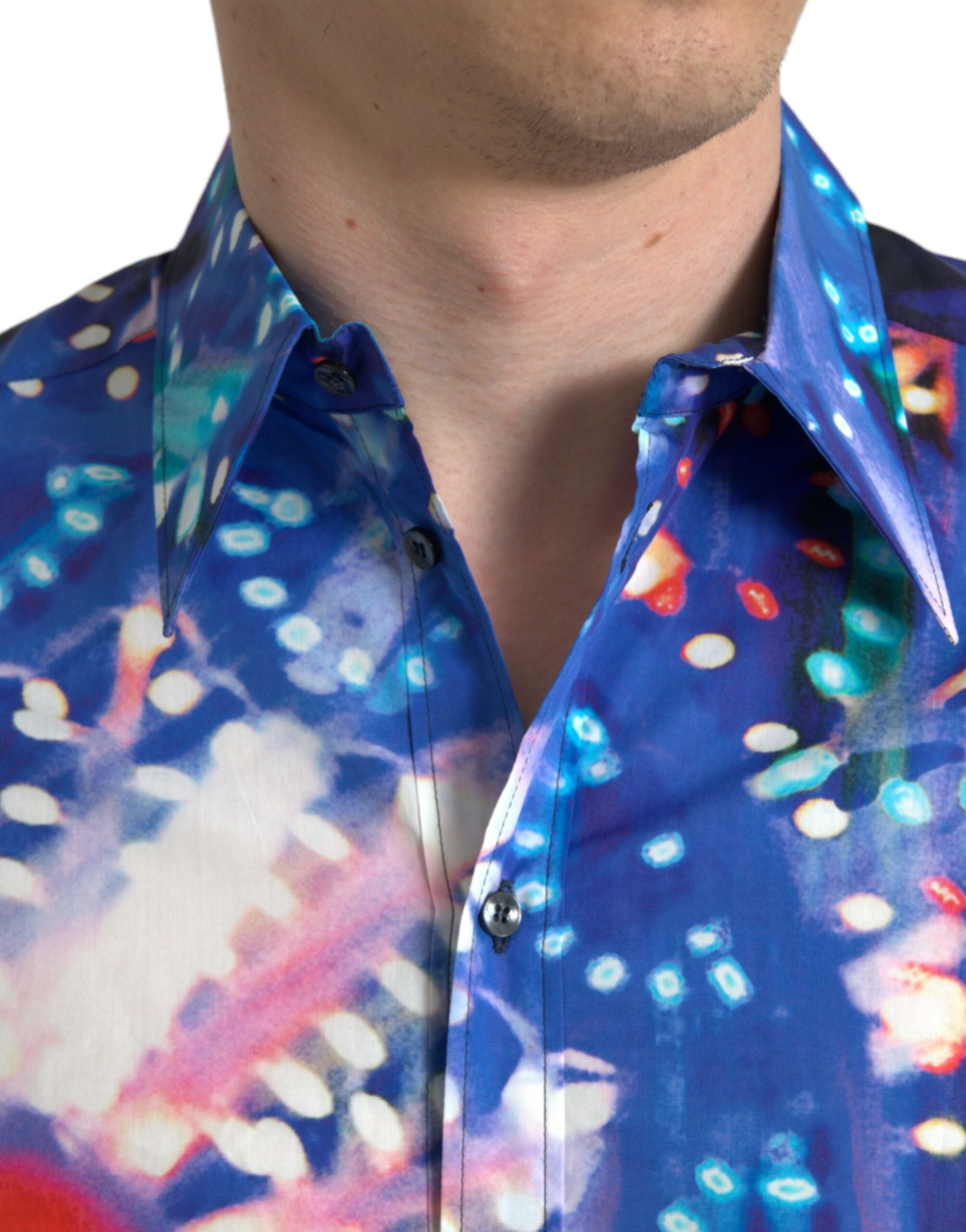 Mehrfarbiges Luminarie Slim MARTINI-Hemd von Dolce & Gabbana