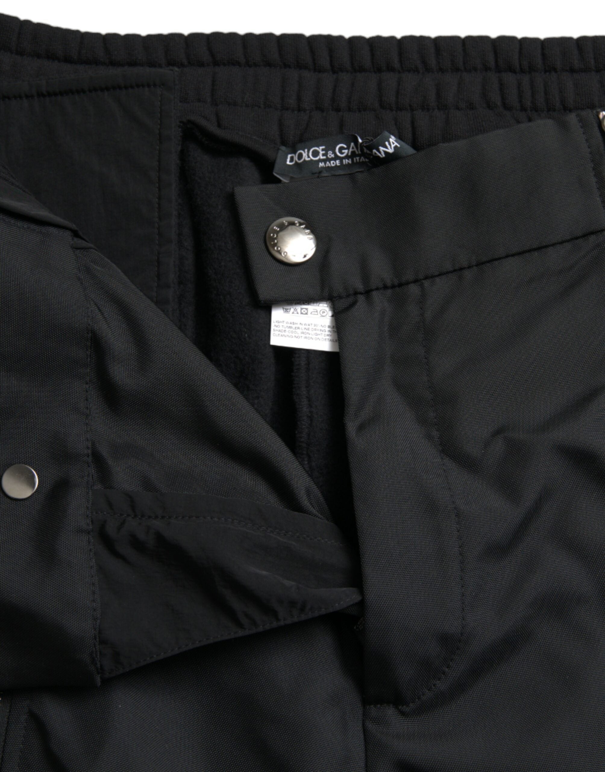 Dolce & Gabbana – Schwarze Skinny-Hose aus Baumwollmischung