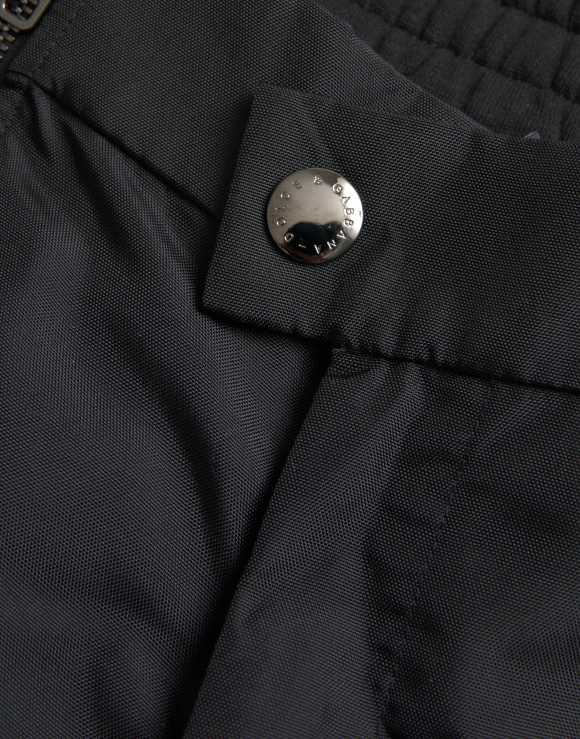 Dolce & Gabbana – Schwarze Skinny-Hose aus Baumwollmischung