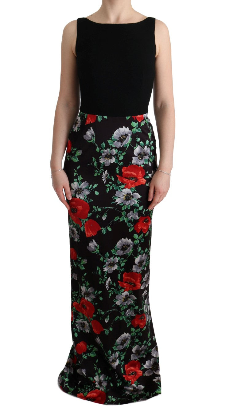 Dolce & Gabbana Elegantes Etuikleid mit Blumenmuster