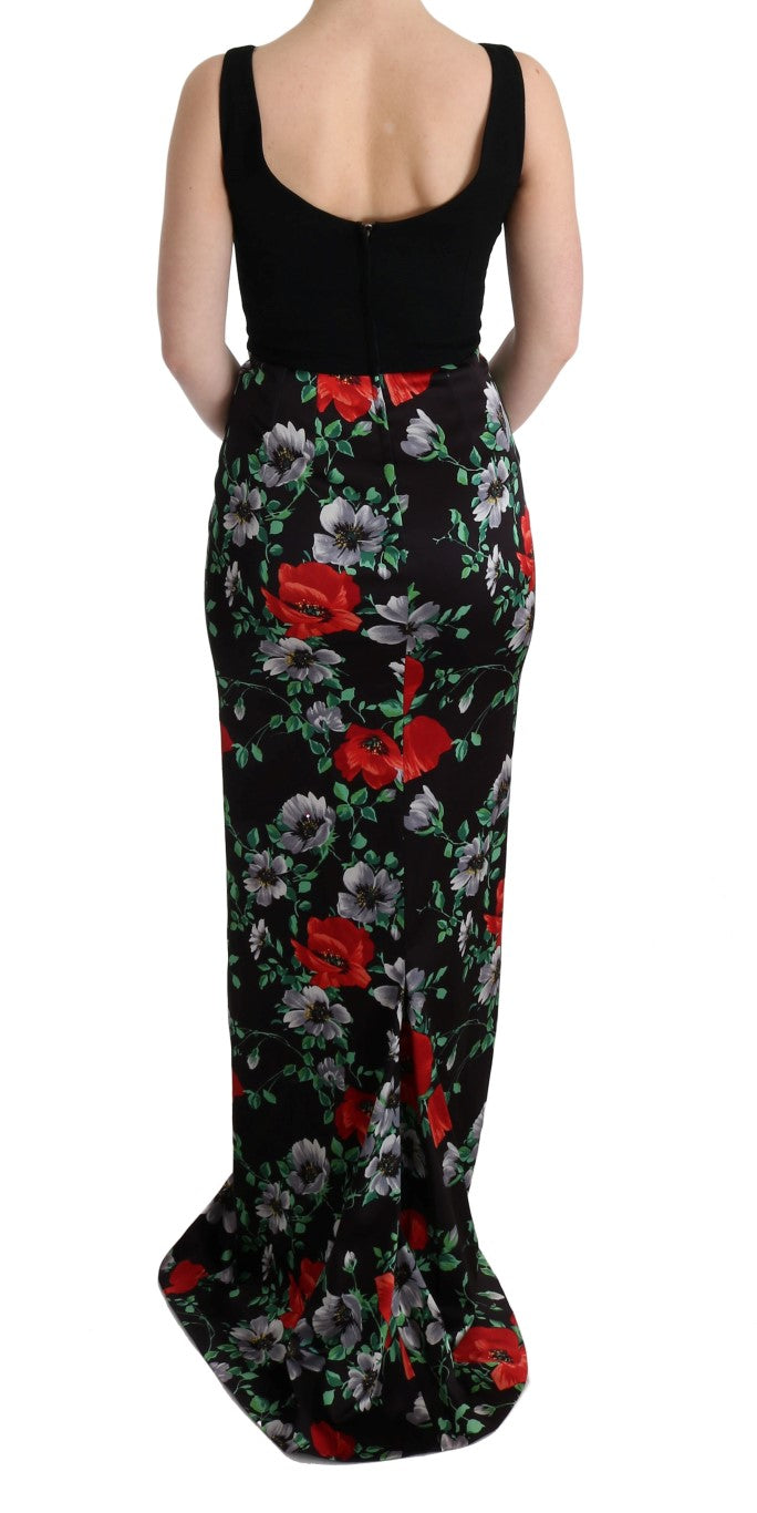 Dolce & Gabbana Elegantes Etuikleid mit Blumenmuster
