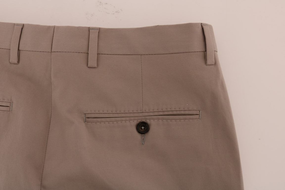 Dolce & Gabbana Chic Beige Chinos Freizeithose