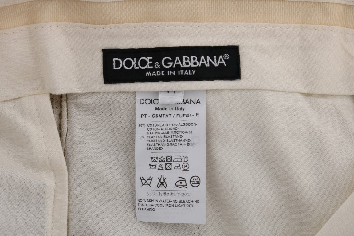 Dolce & Gabbana Elegante braune Anzughose für Herren