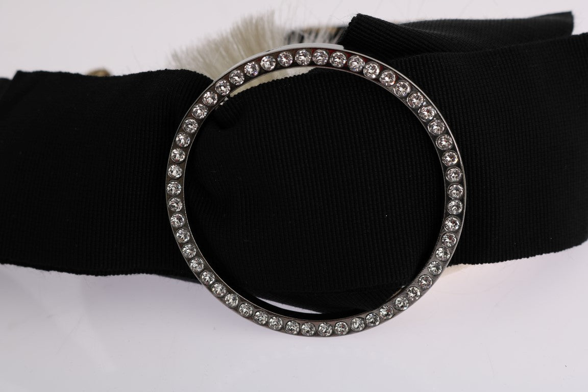 Dolce & Gabbana Elegantes Stirnband mit Kristalldiadem